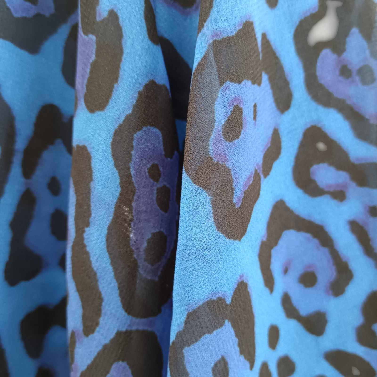 Condition image for  Yours London Blue Animal Print Shirt UK22 Womenswear | Pre-loved