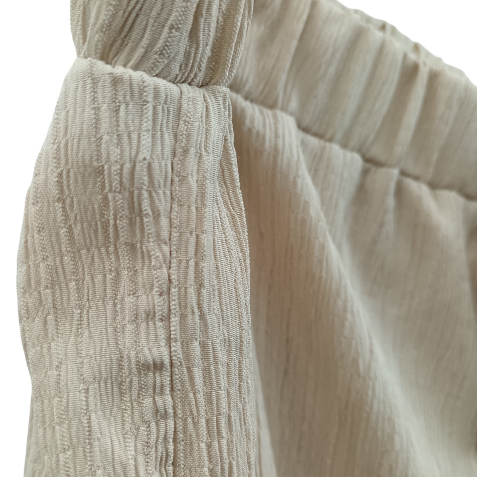 Closeup image for  SHEIN Curve Shiny  Beige Cropped Trousers UK 4X-Large Womenswear | Pre-loved