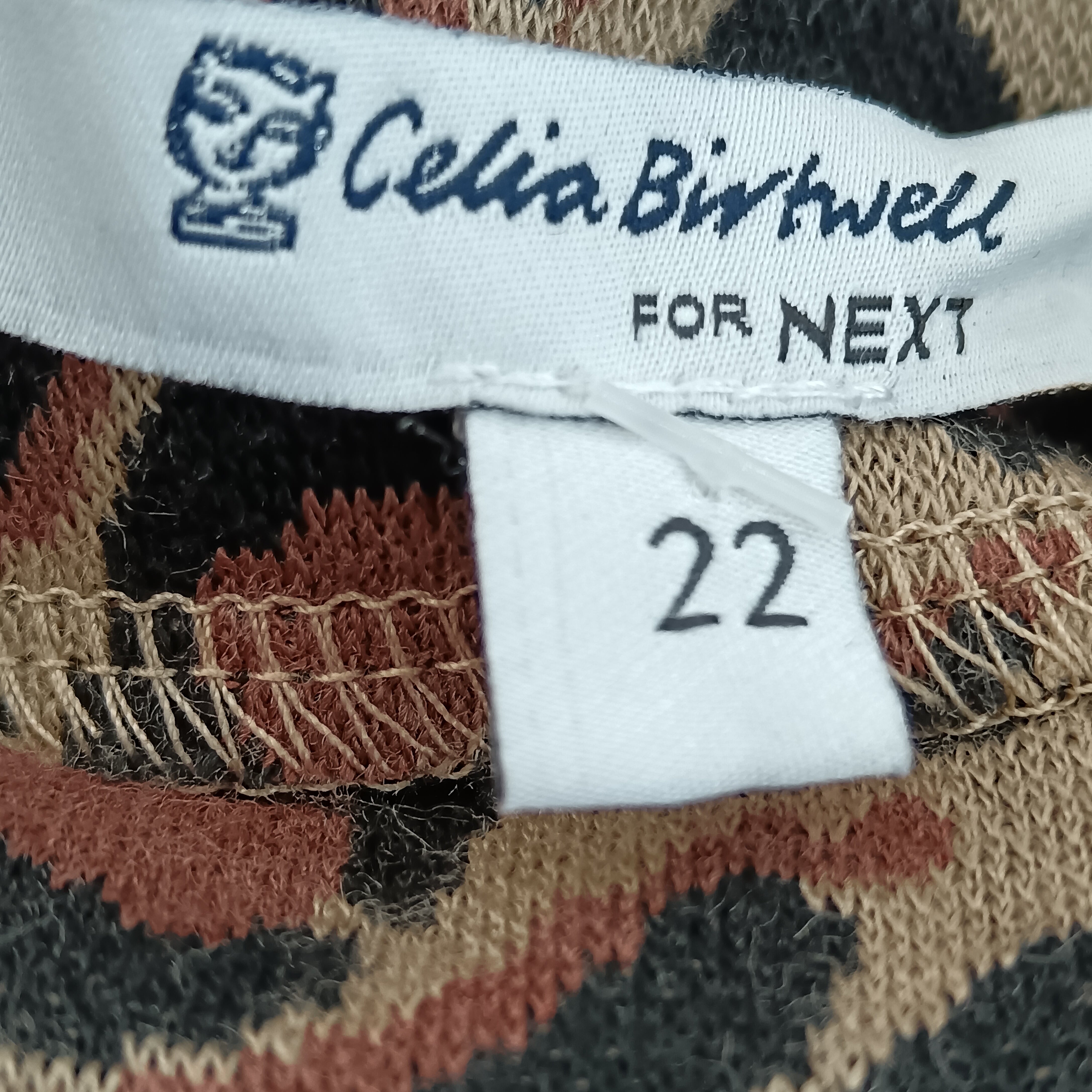 Label image for Celia Birtwell for NEXT Ladies  Tan& Black Leopard Print Mini Skirt UK 22  - Womenswear | Pre-loved