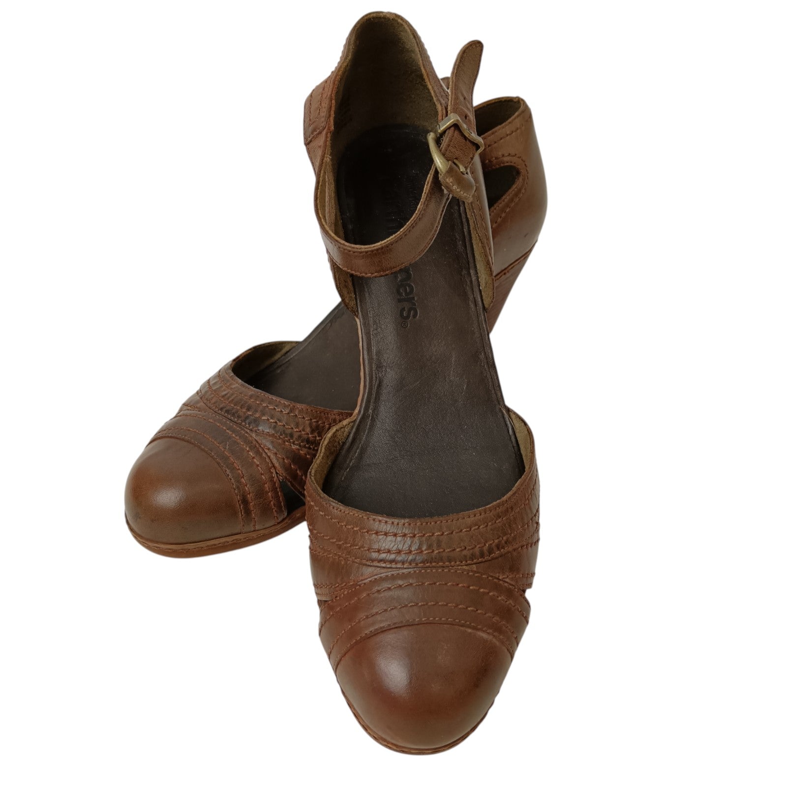 Shoes image for Timberlake Earthkeepers Brown Leather Heeled Shoes UK 8 Womenswear | Pre-loved
