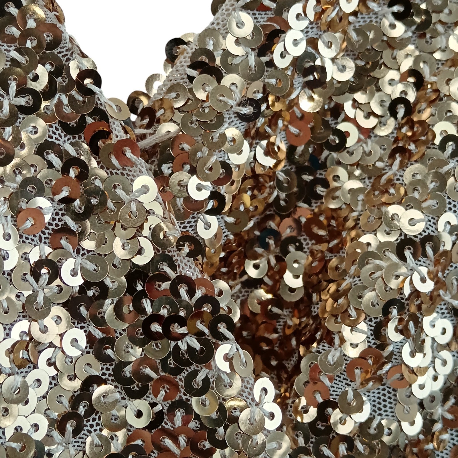 Close up image for Myleene Klass Gold Short Dress UK 22 Womenswear | Pre-loved