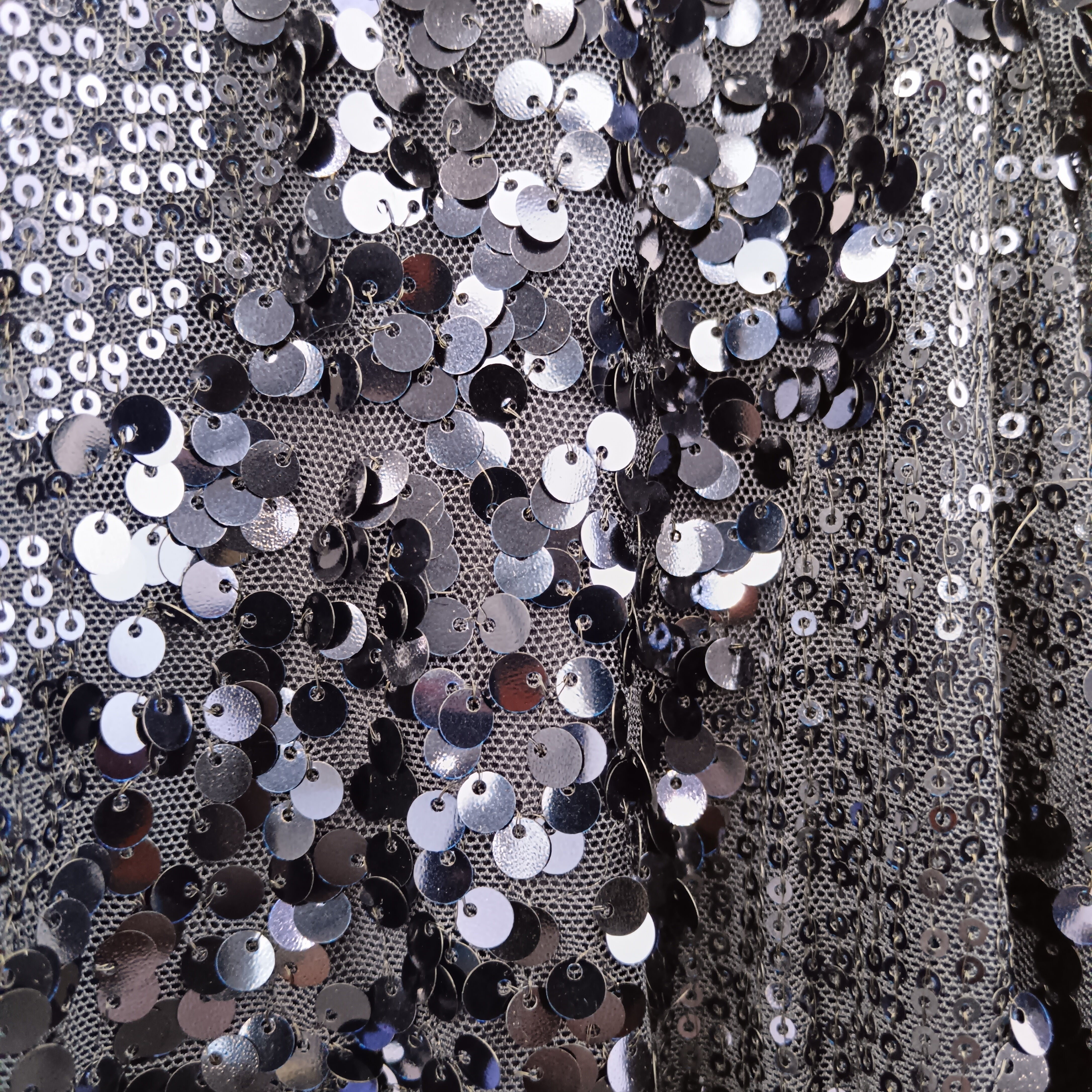 Close up image for Lipsy London Navy Blue Sequined Dress UK 22 Womenswear | Pre-loved