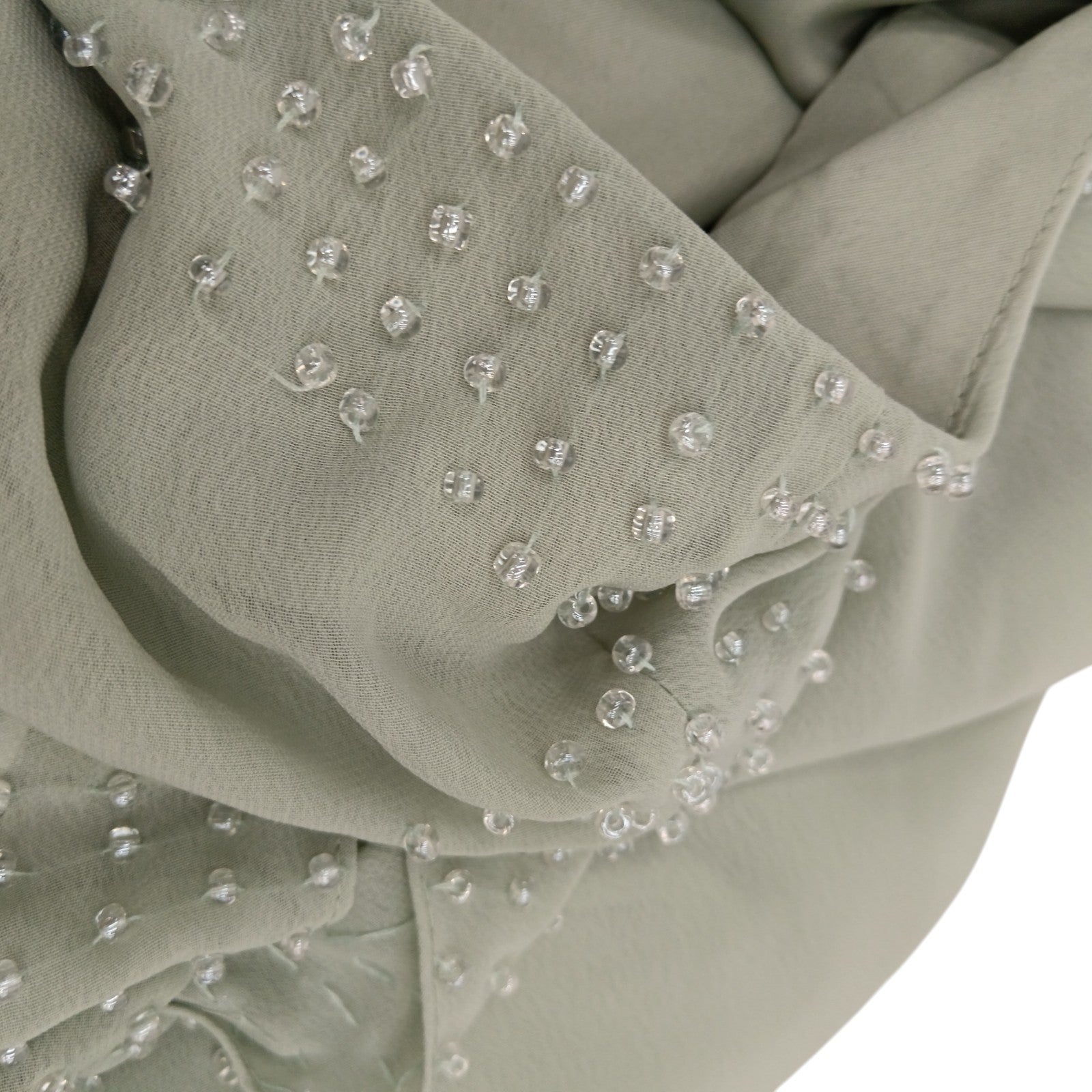 Close up image for J J House Sage Green Top UK 26 Womenswear | Pre-loved