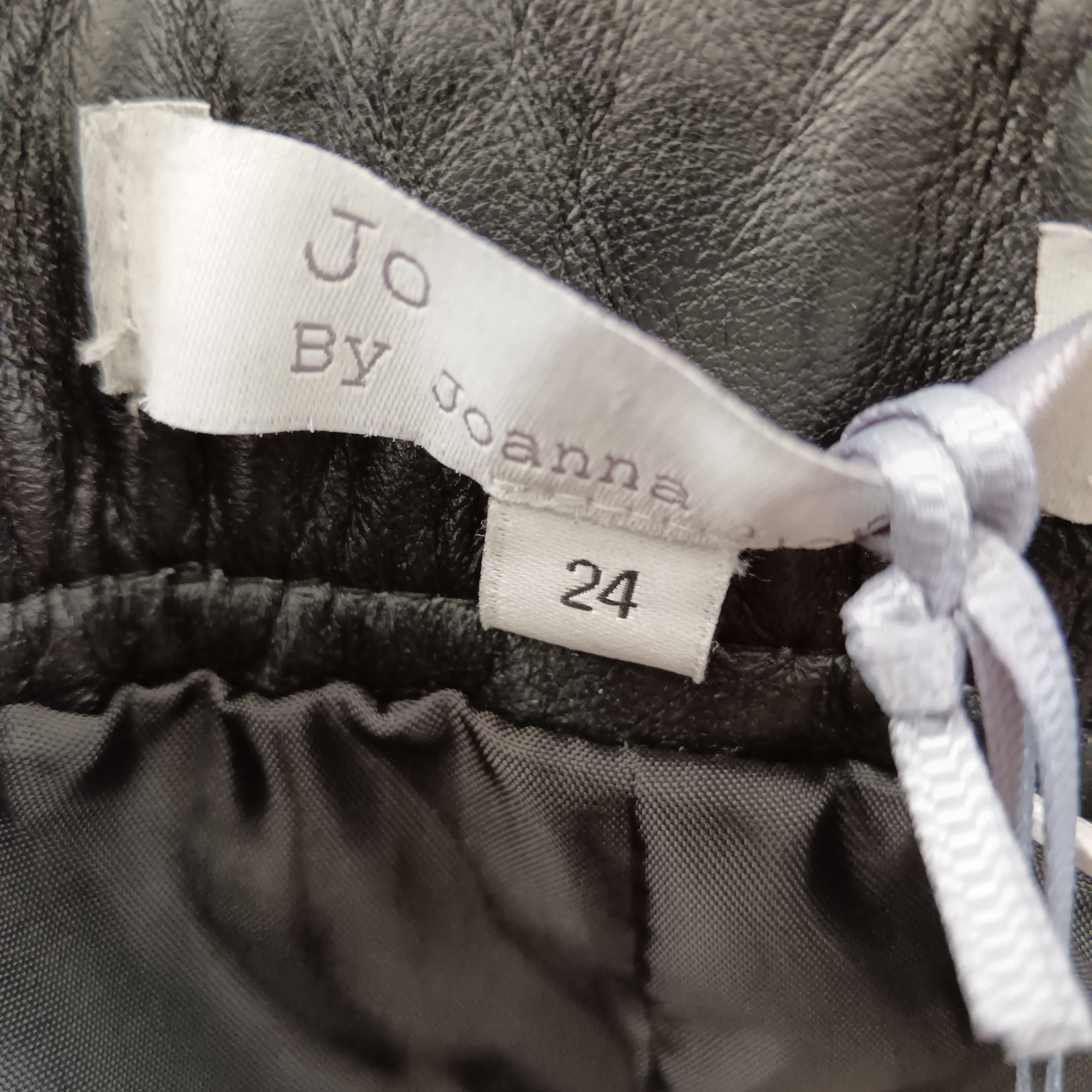 Main label image for Jo by Joanna Hope Black Leather Trousers UK2XL -Tags On Womenswear | Pre-loved