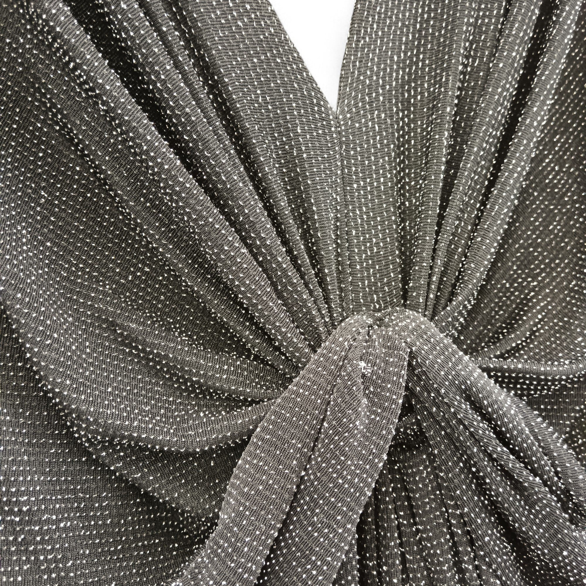 Close up image for Yours London Black/Silver Long Dress UK 22 Womenswear | Pre-loved