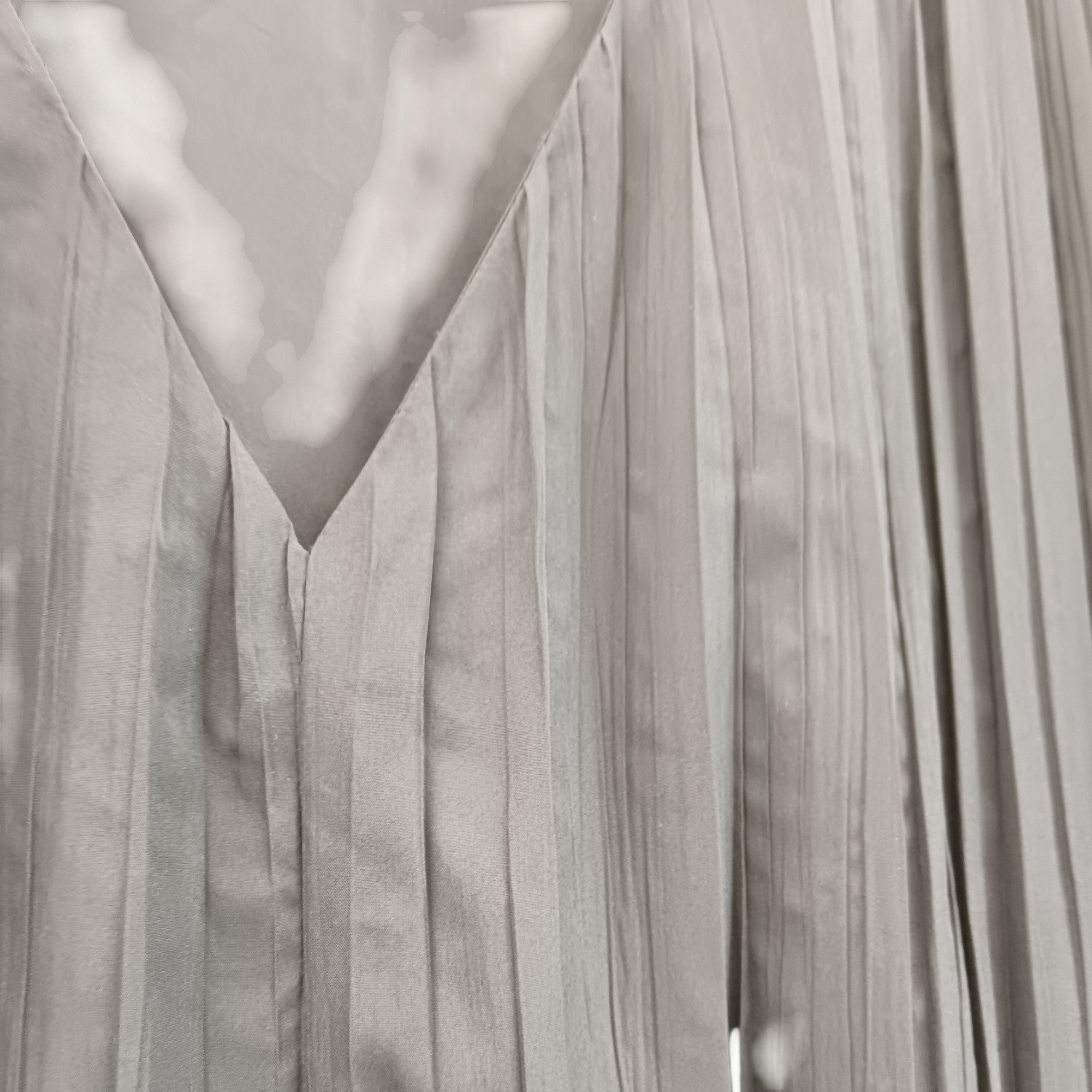 Close up image for H&M  Black Long Pleated Dress UK Large Womenswear | Pre-loved