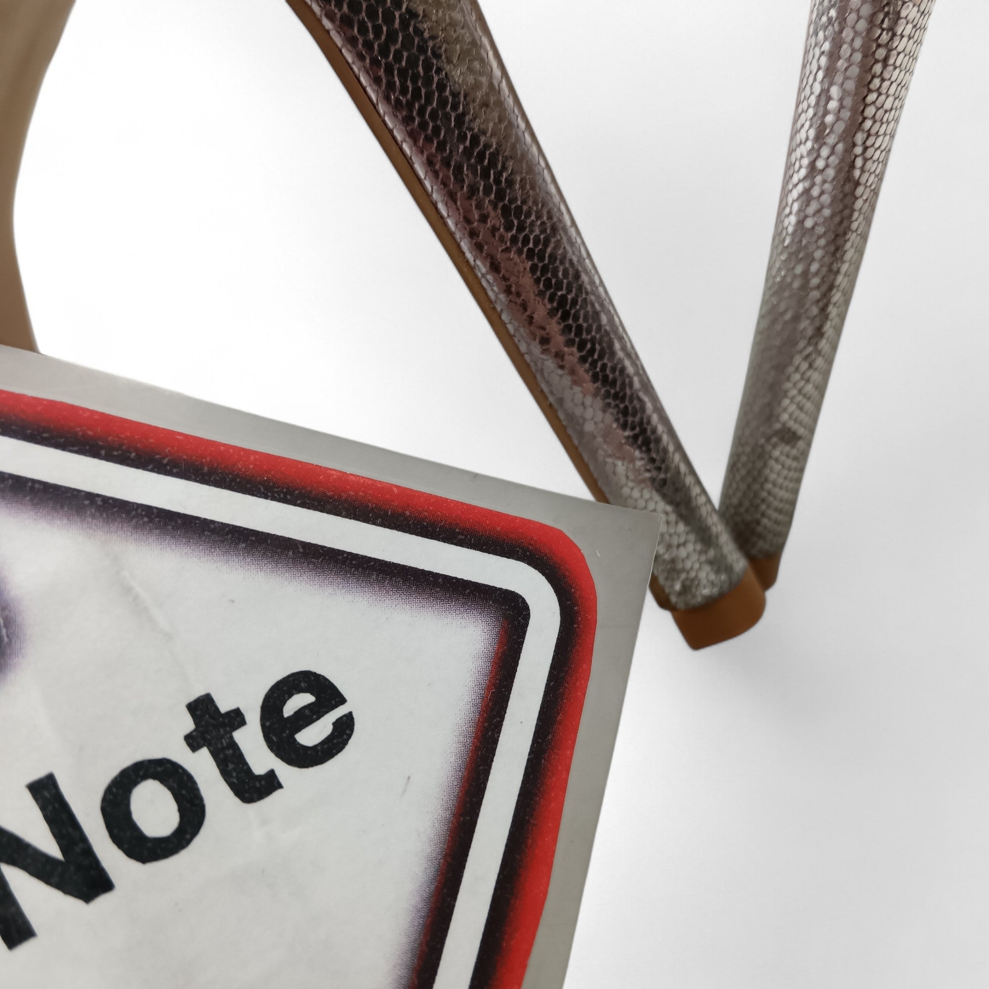 Heels close up/ condition image for Carvela by Kurt Geiger Grey Suede Heels UK 6 Womenswear | Pre-loved