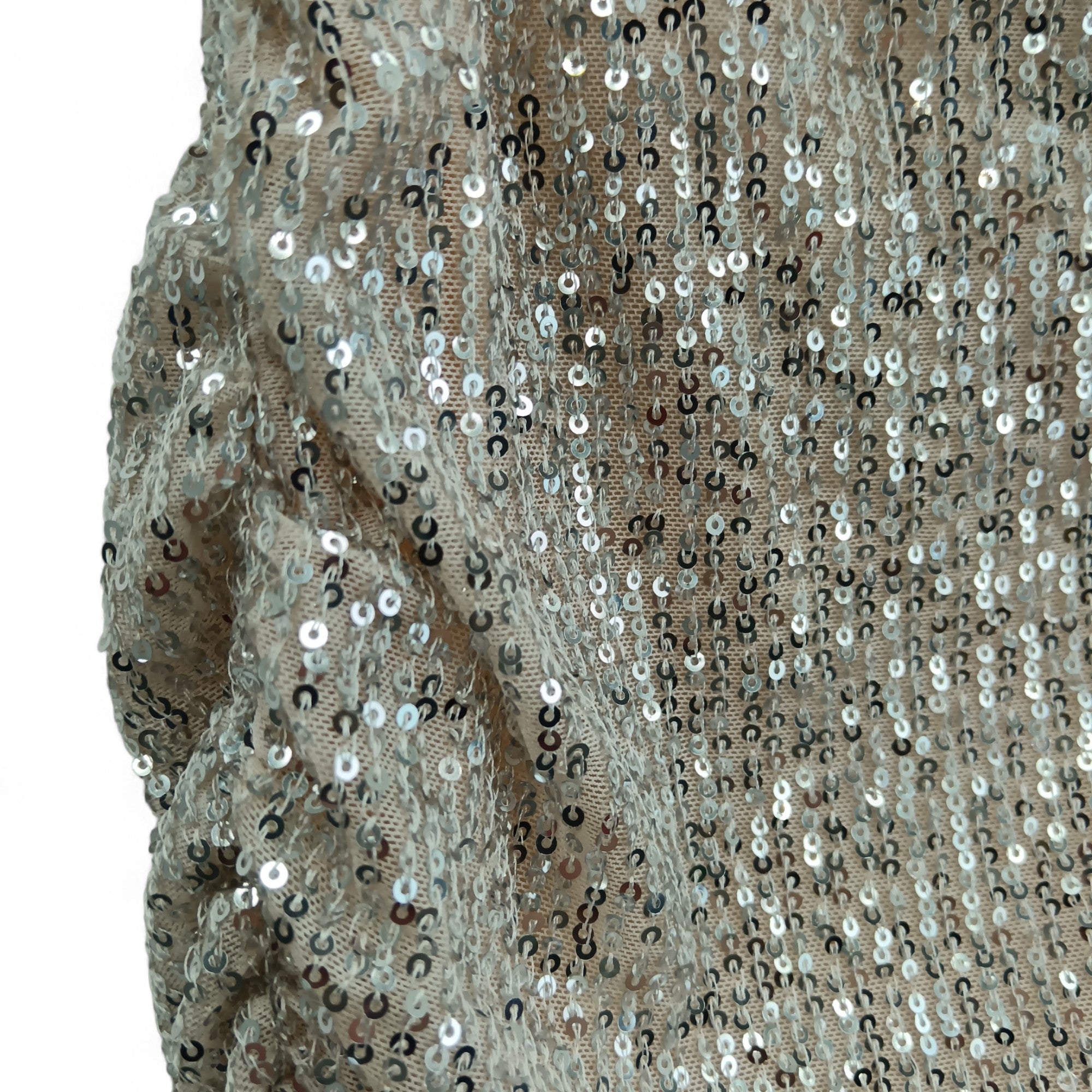 Close up image for Lipsy Gold Sequined Ladies Sleeveless Top UK 8- Tags On- Womenswear | Pre-loved