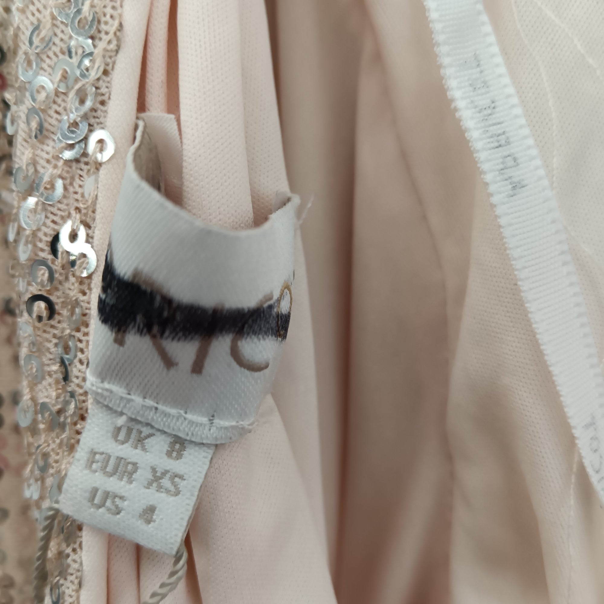 Label image for Apricot Sequins Lines Low Back Dress UK 8- Tags On- Womenswear | Pre-loved