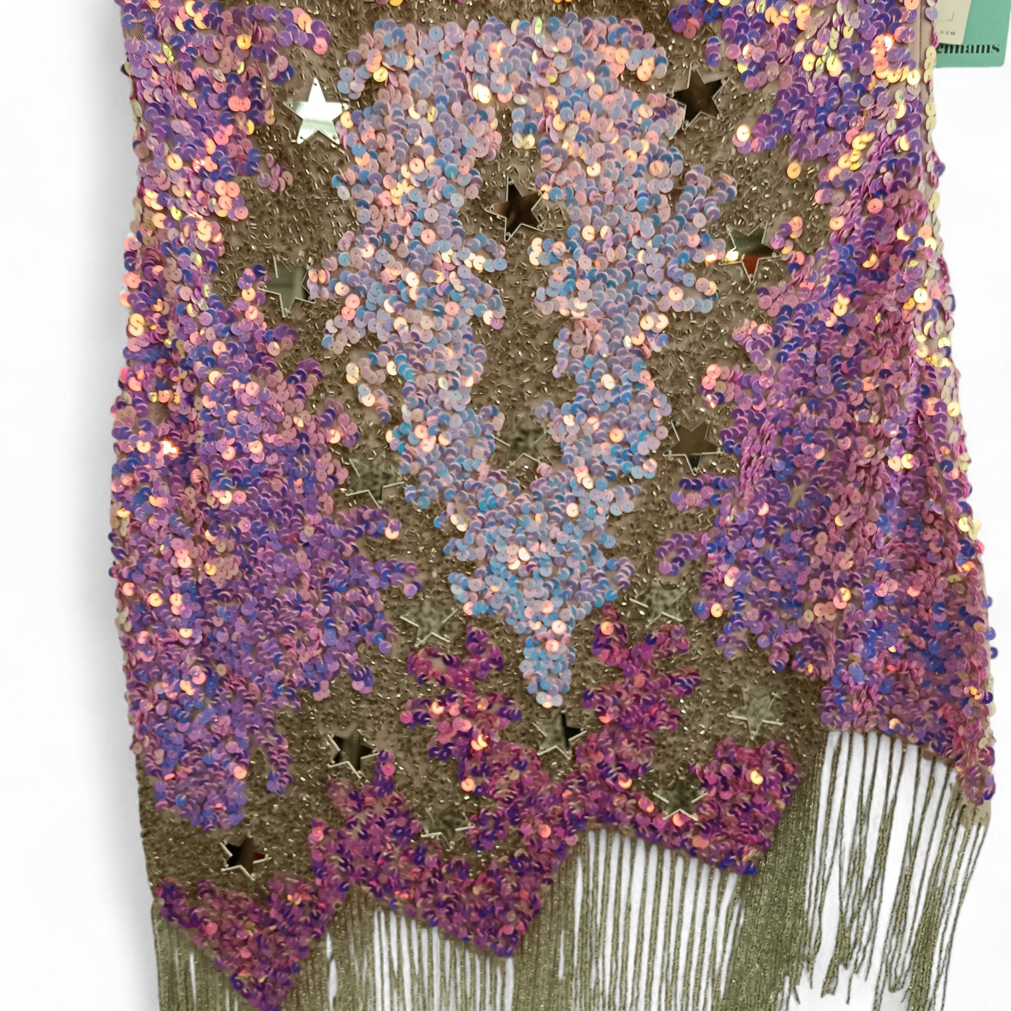 Close up image for Nasty Gal Asymmetric Pink Multi Mini Dress UK 10 - Tags On- Womenswear | Pre-loved