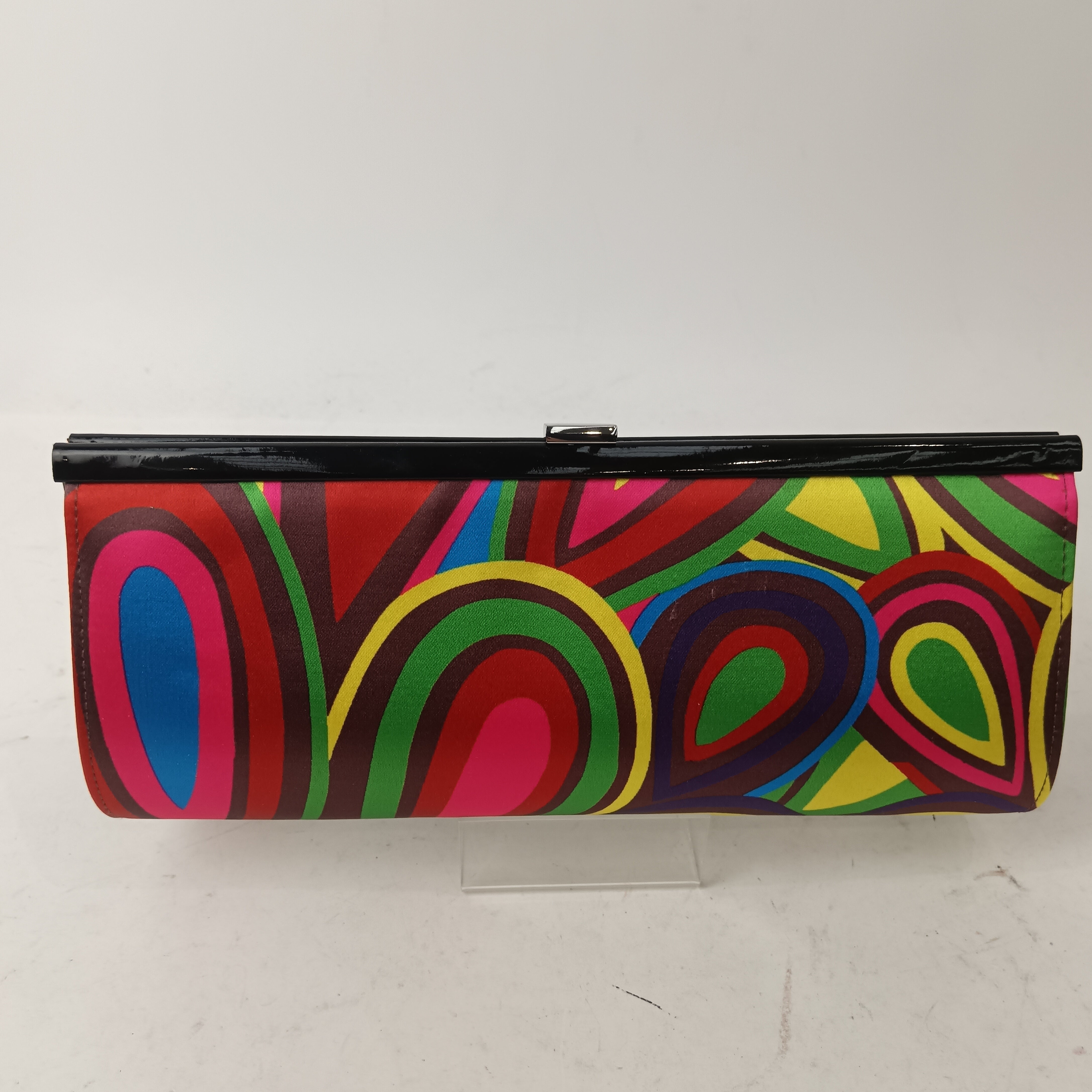 Front image for Dune Satin Colourful Ladies Clutch Bag Womenswear | Pre-loved