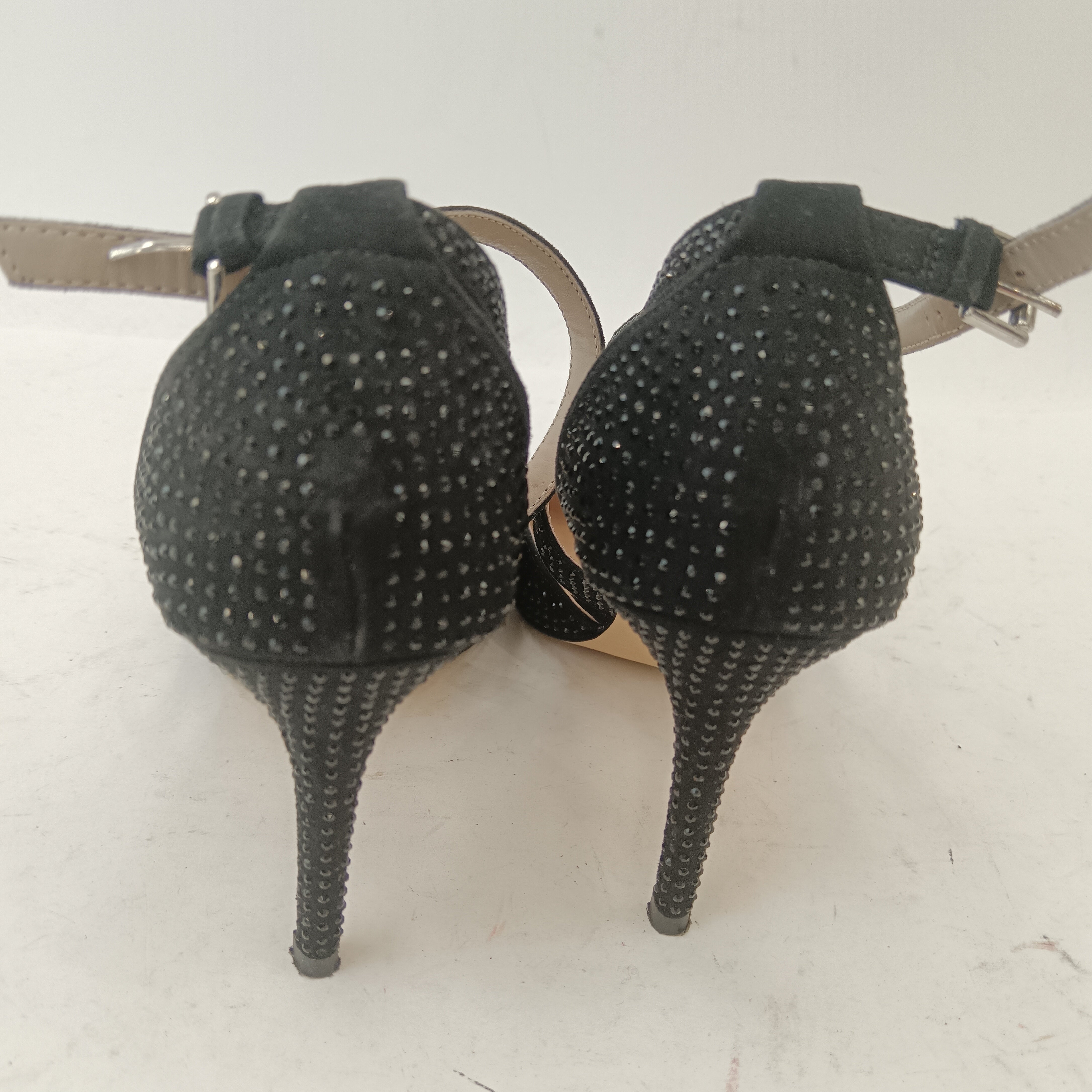 Back image for Carvela by Kurt Geiger Black Diamante Heels UK 4 Womenswear | Pre-loved