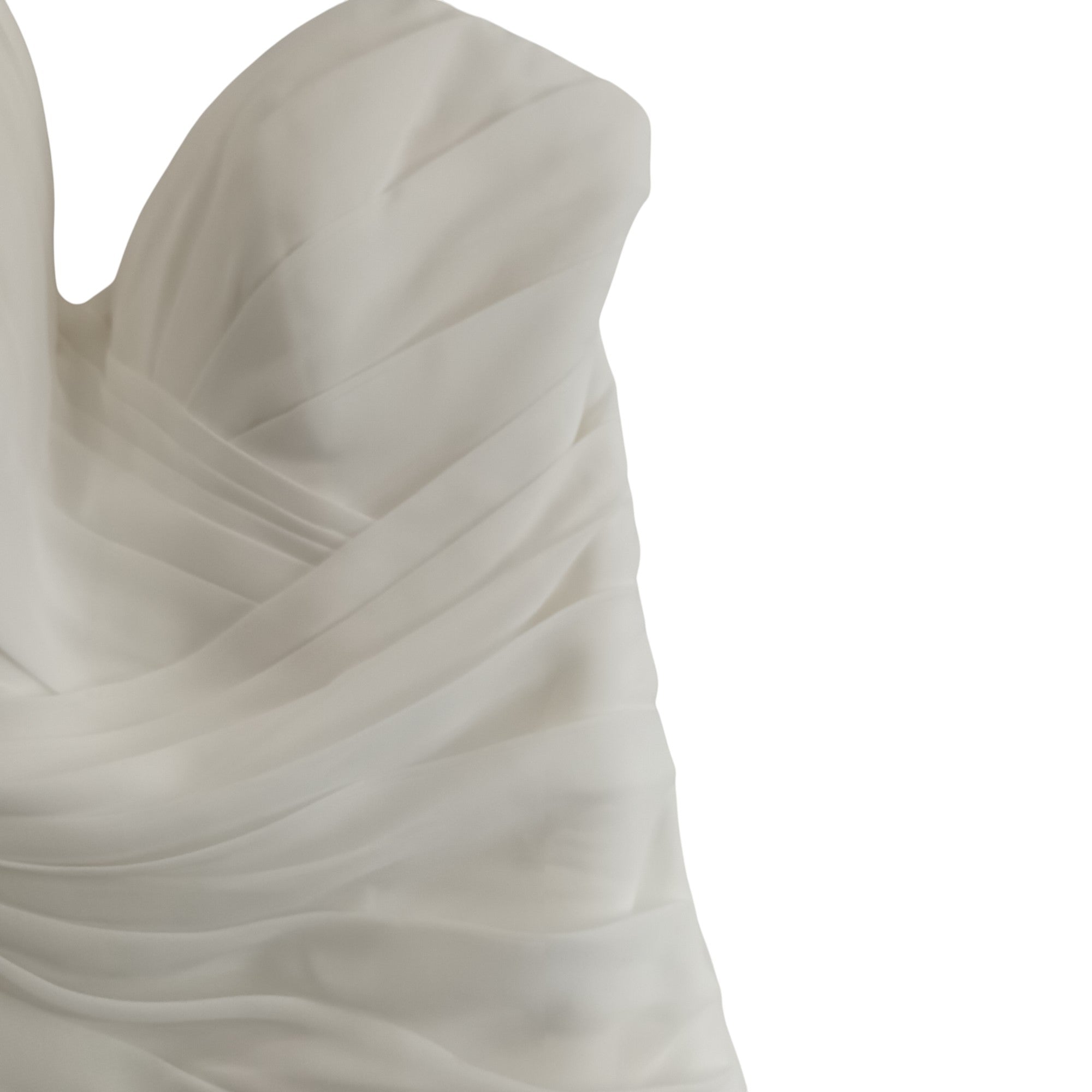 Close up image for Viva Bride White Strapless Dress Corset Back UK 12 Womenswear | Pre-loved