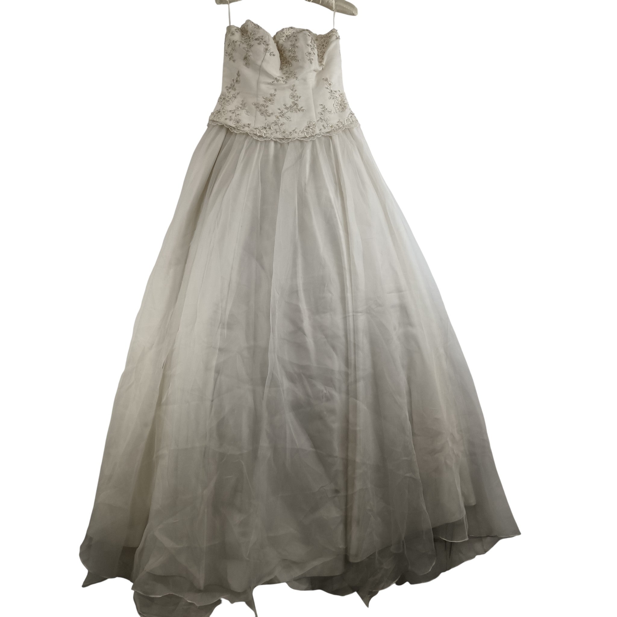 Front image for Cambridge Bride Wedding Dress Strapless UK 14-16 Womenswear | Pre-loved