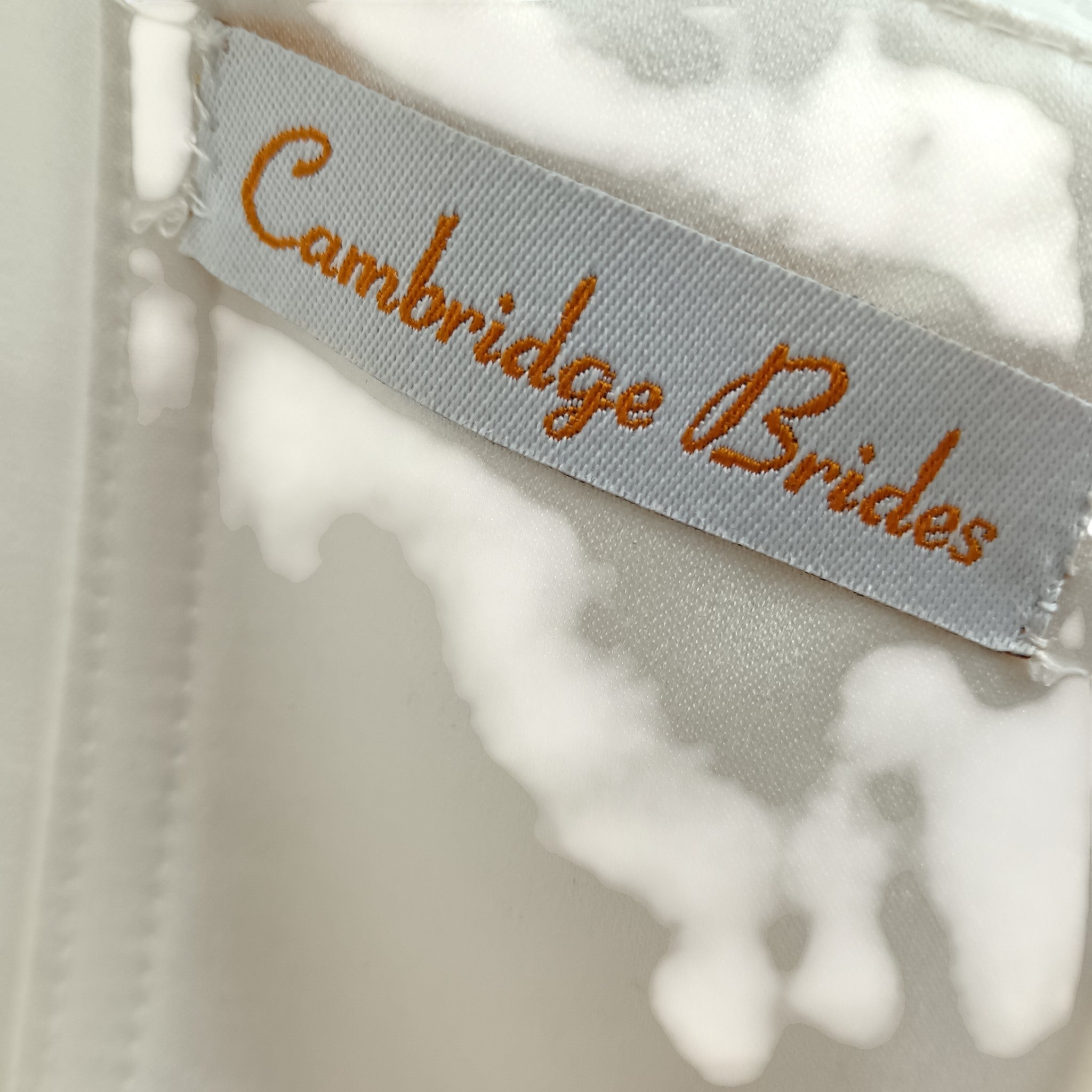 Brand label image for Cambridge Bride Wedding Dress Strapless UK 14-16 Womenswear | Pre-loved