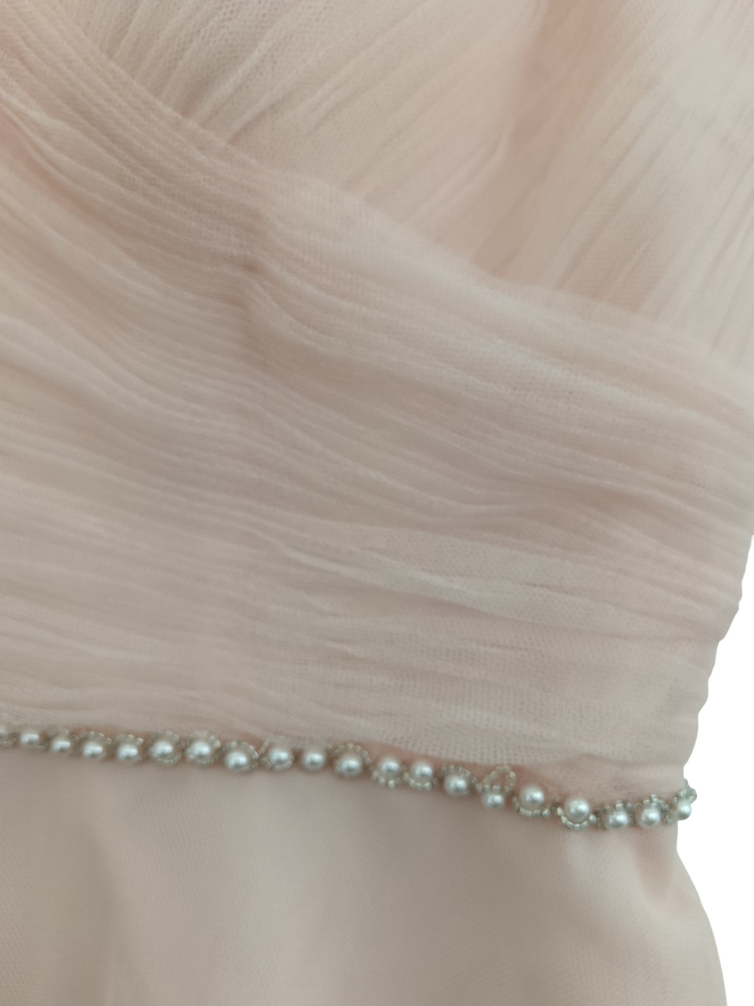 Detail close up image for Kenneth Winston Vintage Peach Colour Dress  UK 10- Tags On- Womenswear | Pre-loved