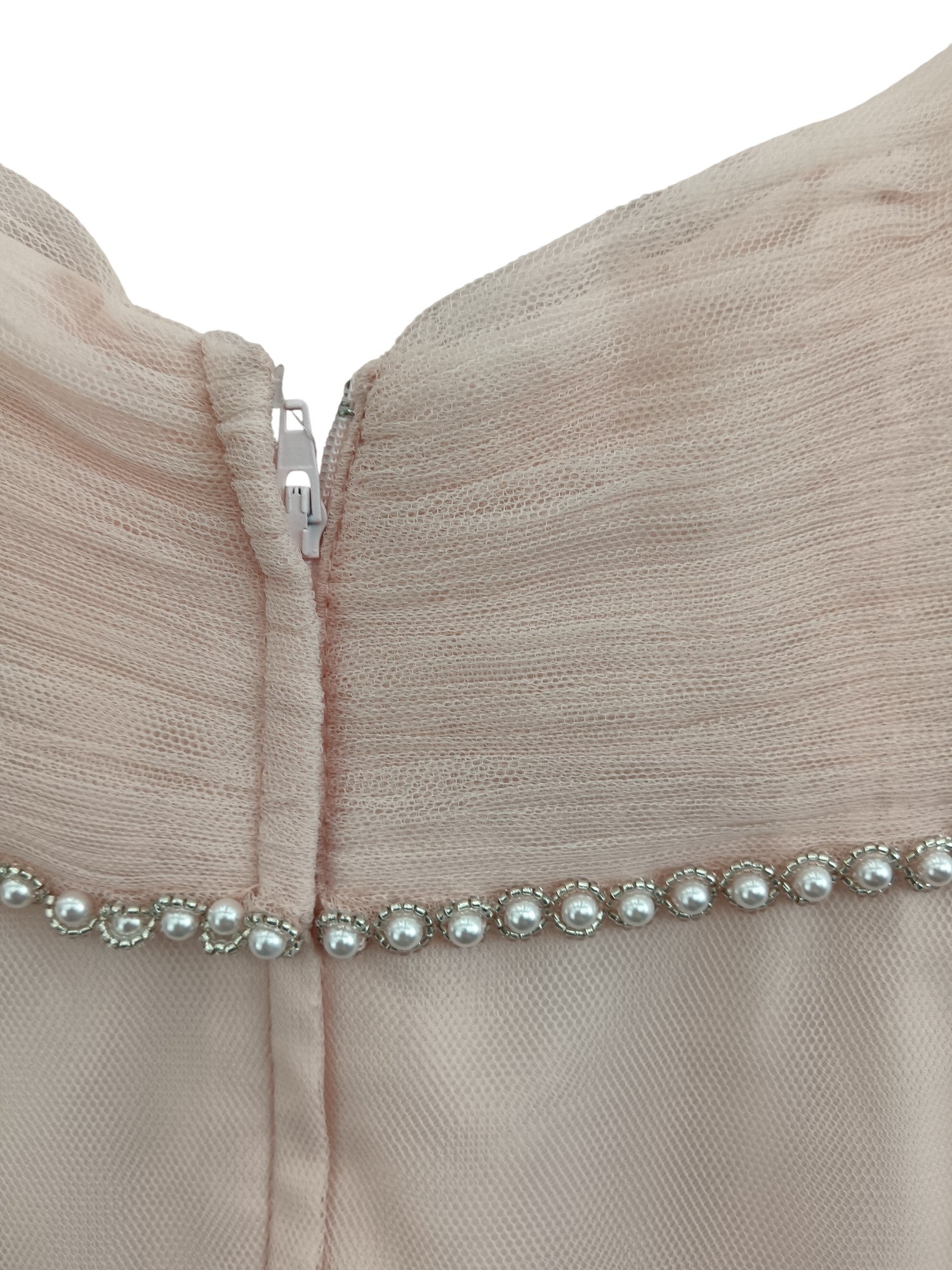 Close up image for Kenneth Winston Vintage Peach Colour Dress  UK 10- Tags On- Womenswear | Pre-loved