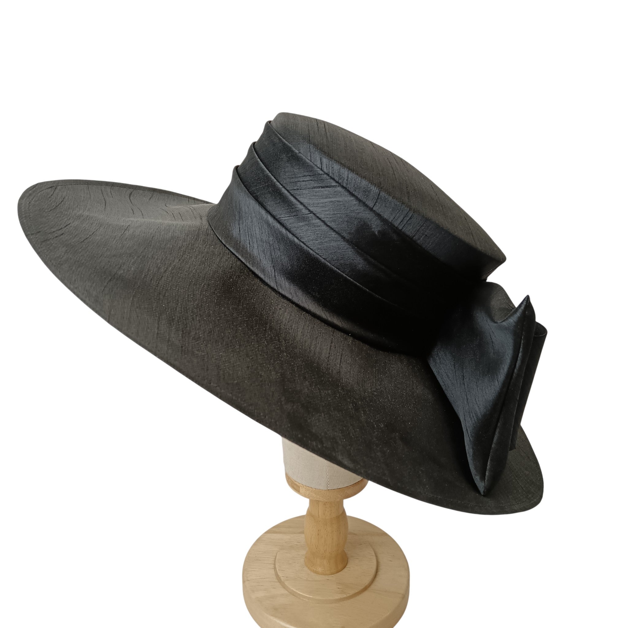 Left side image for Kangol Collection  Ladies Black Special Occasion Wedding Hat Womenswear | Pre-loved