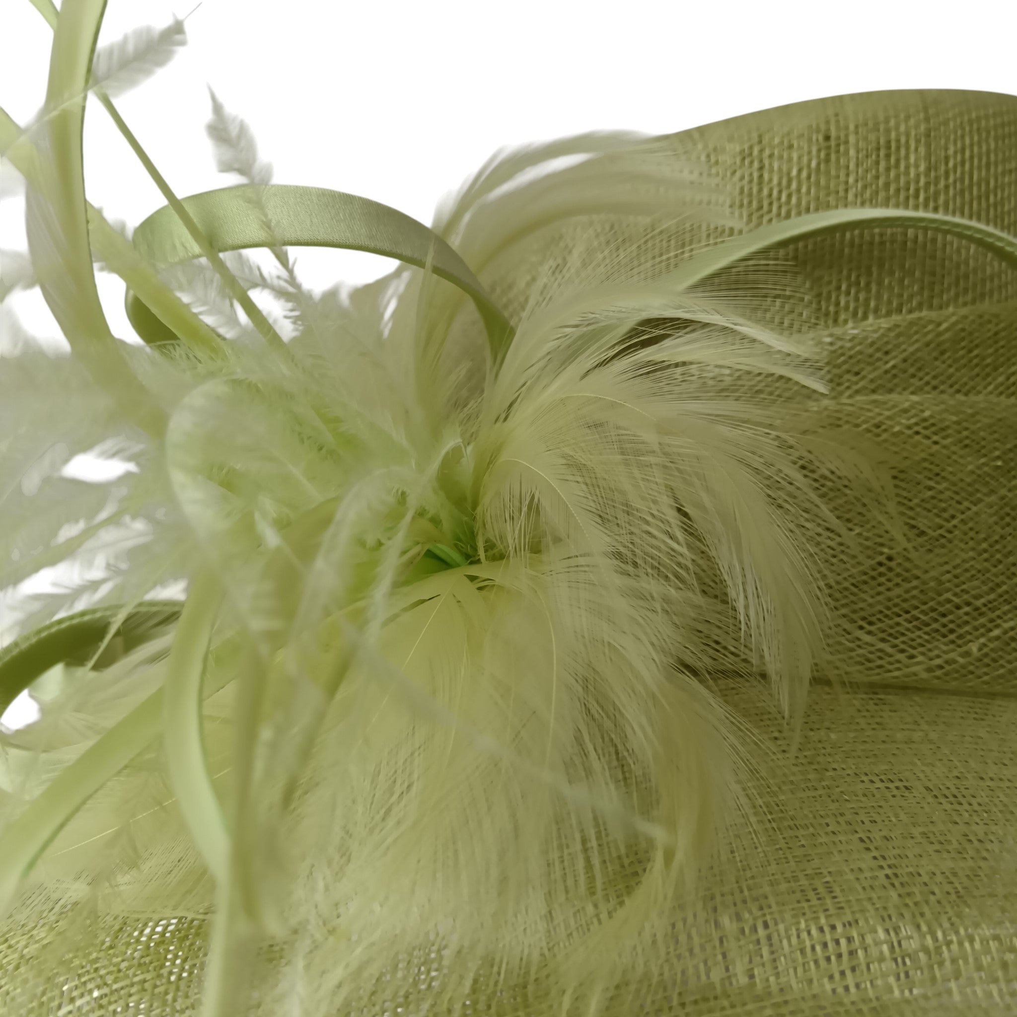 Close up image for Jacques Vert Ladies Lime Green Special Occasion Wedding Hat Womenswear | Pre-loved