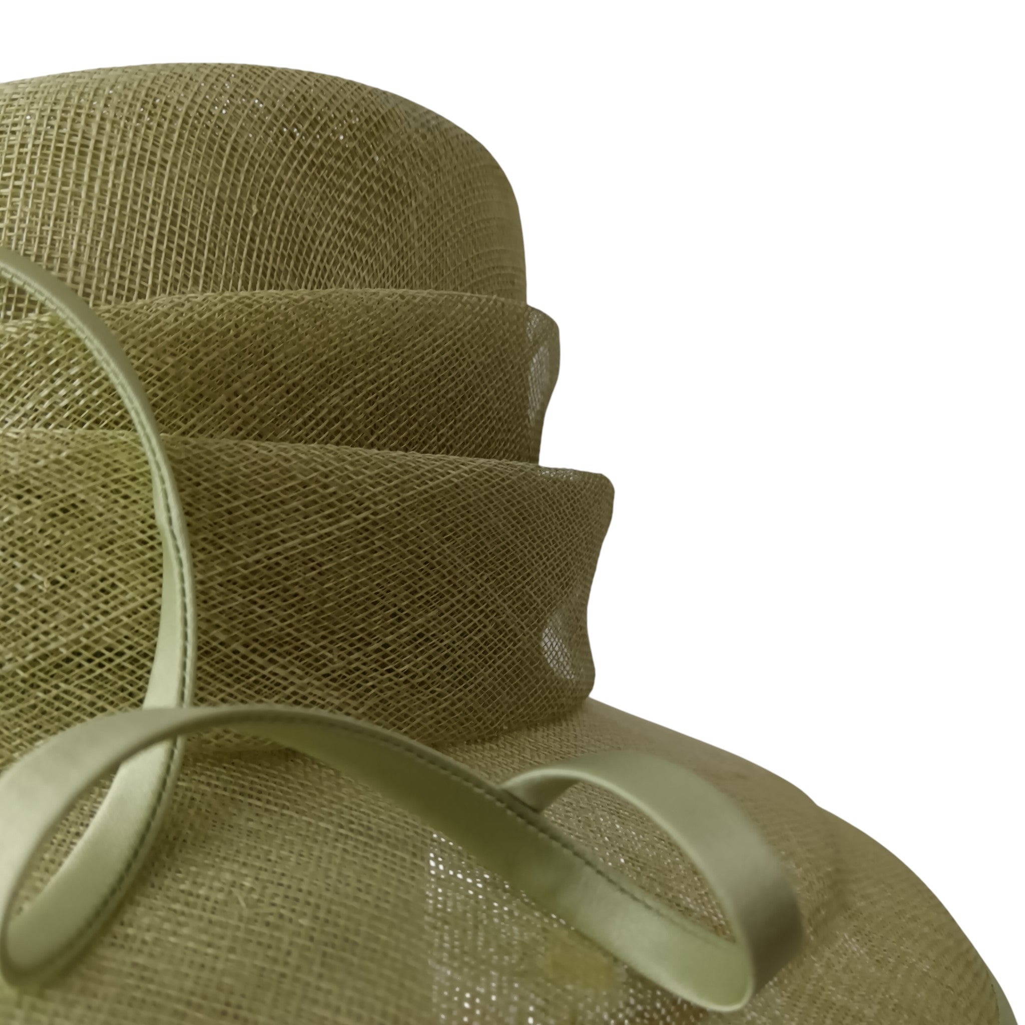 Close up image for Jacques Vert Ladies Lime Green Special Occasion Wedding Hat Womenswear | Pre-loved