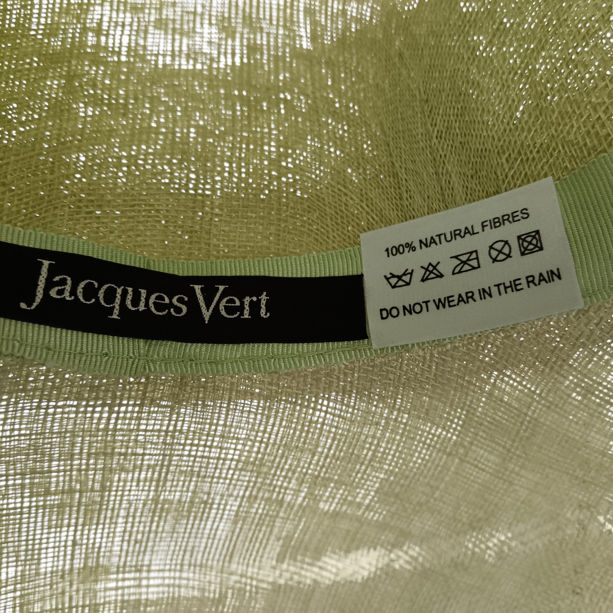 Brand and product info for Jacques Vert Ladies Lime Green Special Occasion Wedding Hat Womenswear | Pre-loved