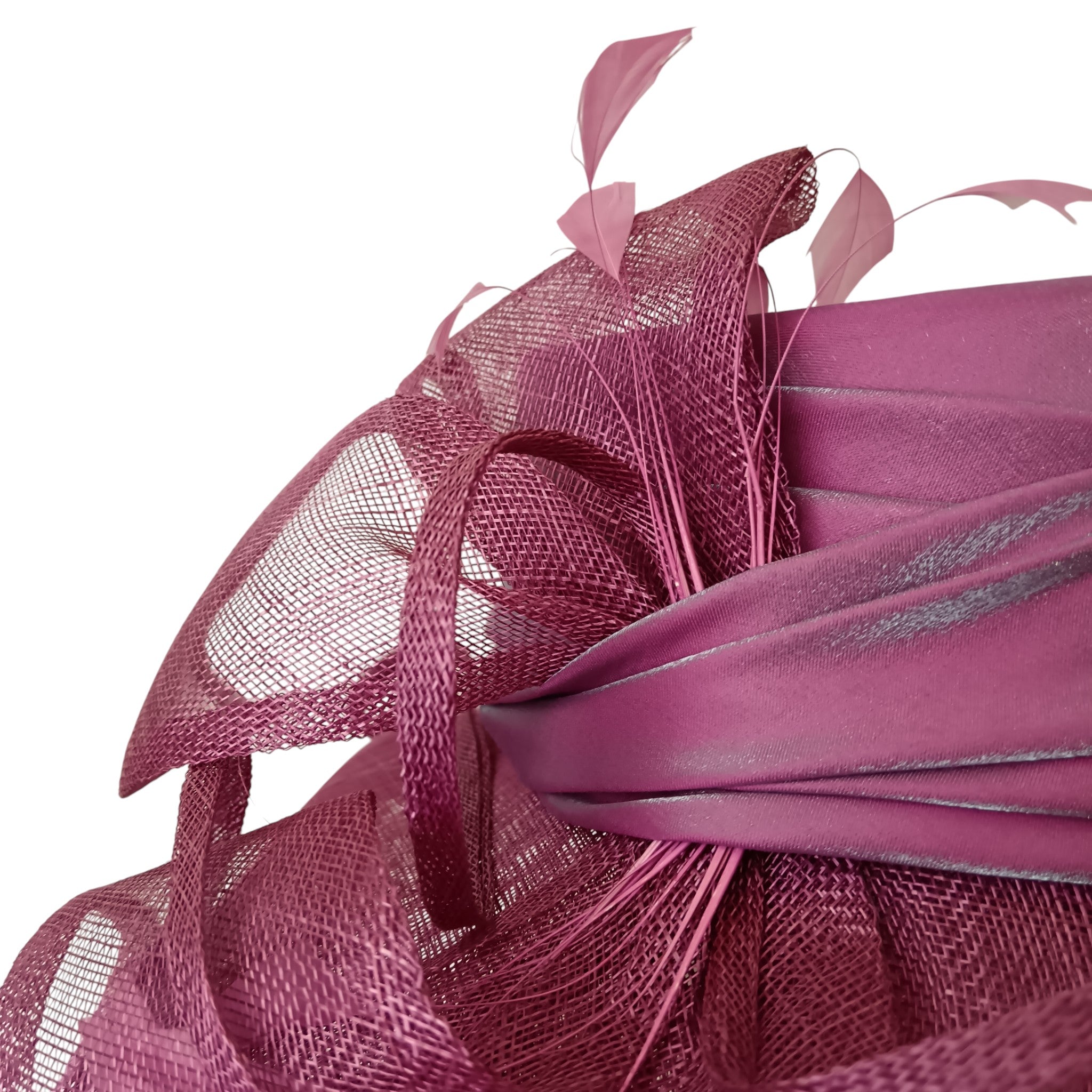 Close up image for Failsworth Ladies Purple Special Occasion Wedding Hat Womenswear | Pre-loved