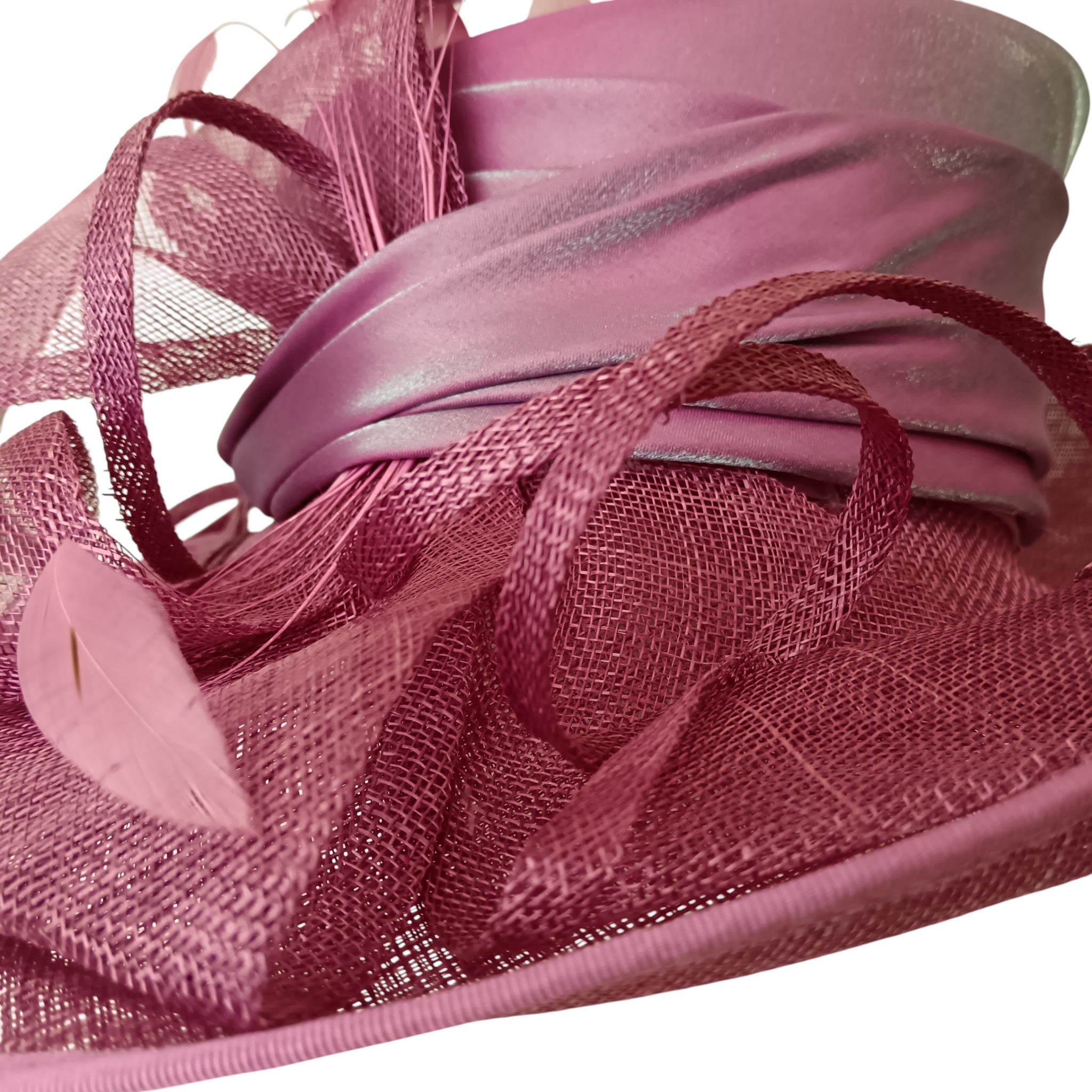 Close up image for Failsworth Ladies Purple Special Occasion Wedding Hat Womenswear | Pre-loved