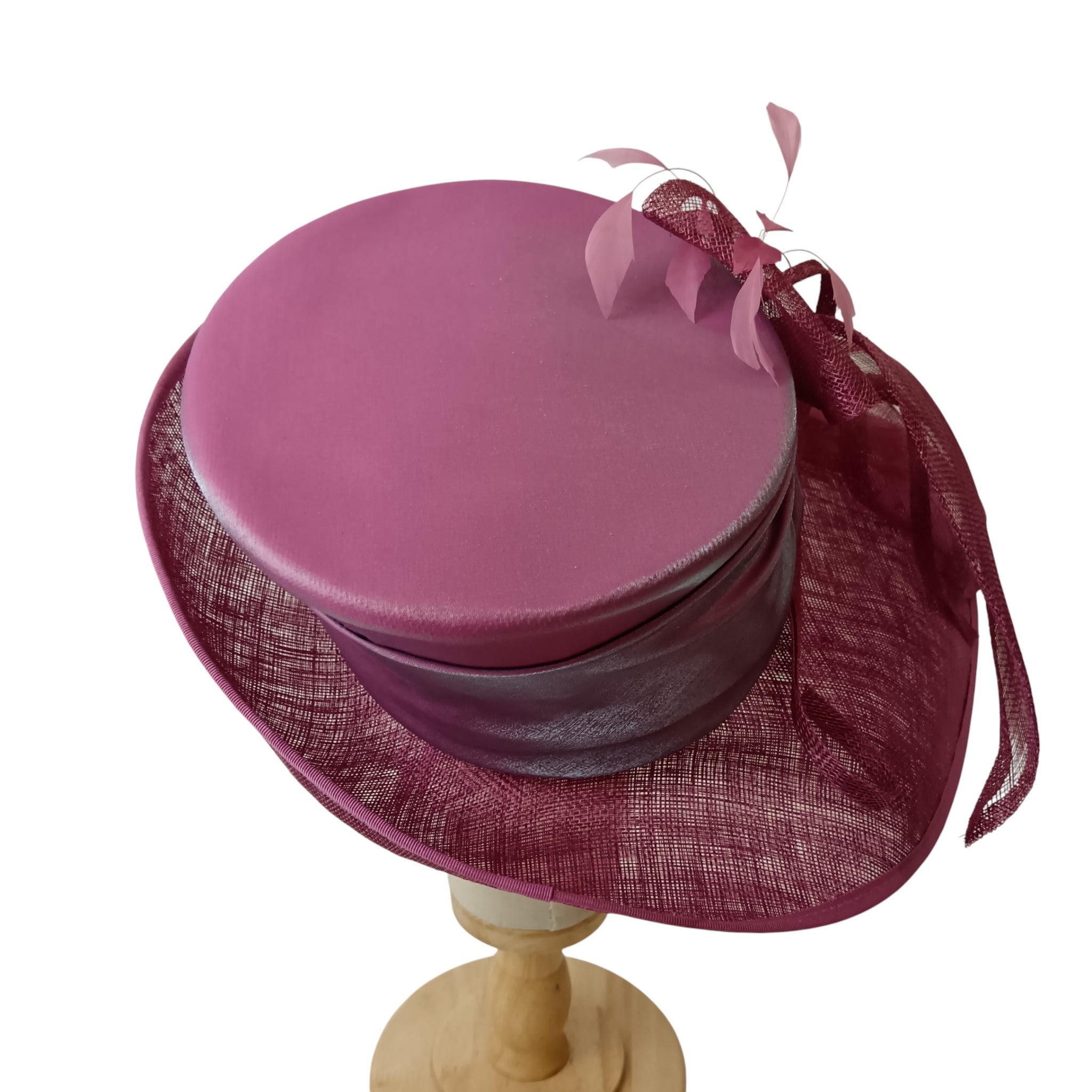 Back image for Failsworth Ladies Purple Special Occasion Wedding Hat Womenswear | Pre-loved