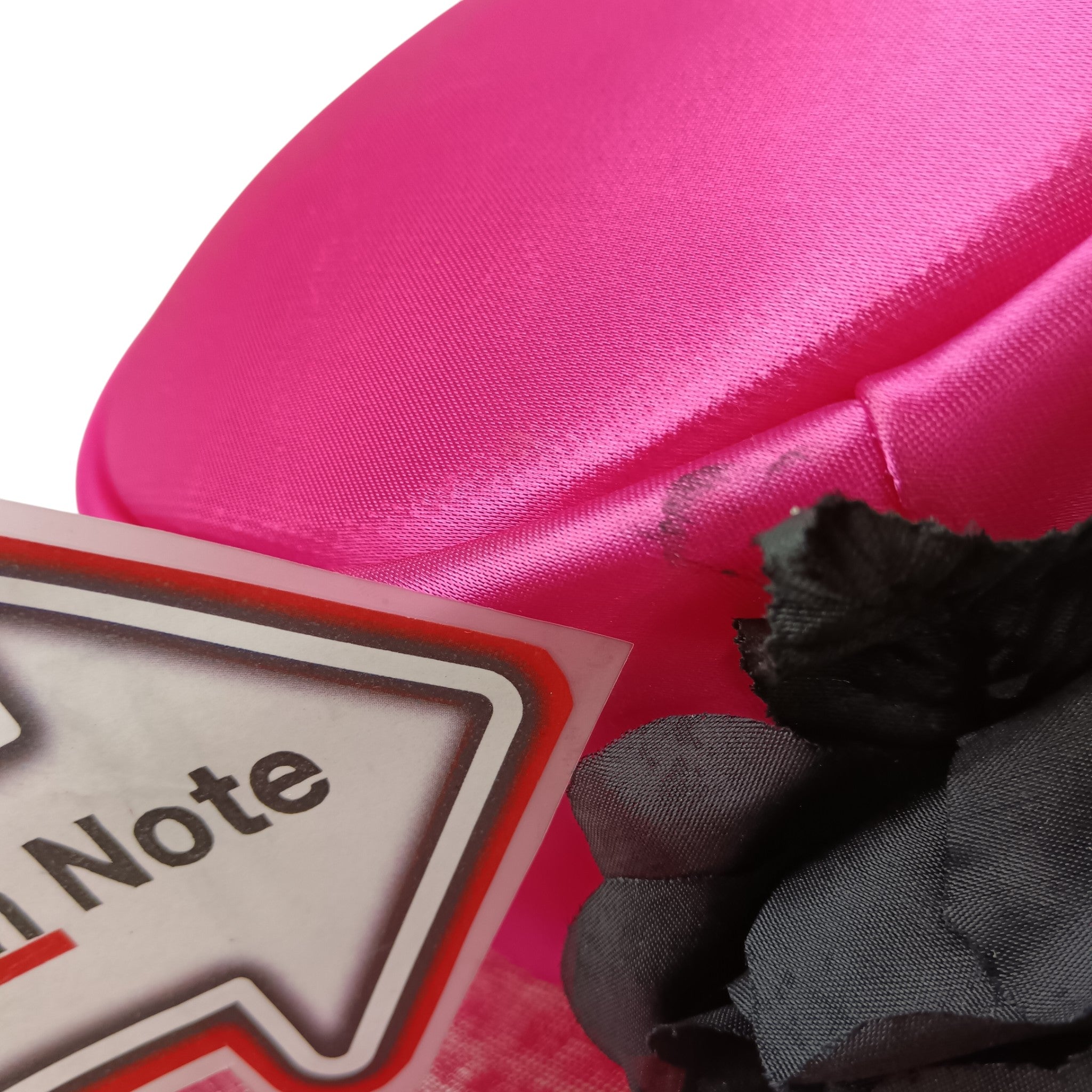 Condition image for Whiteley Fuchsia With Black Rose Detail Special Occasion Wedding Hat Womenswear | Pre-loved