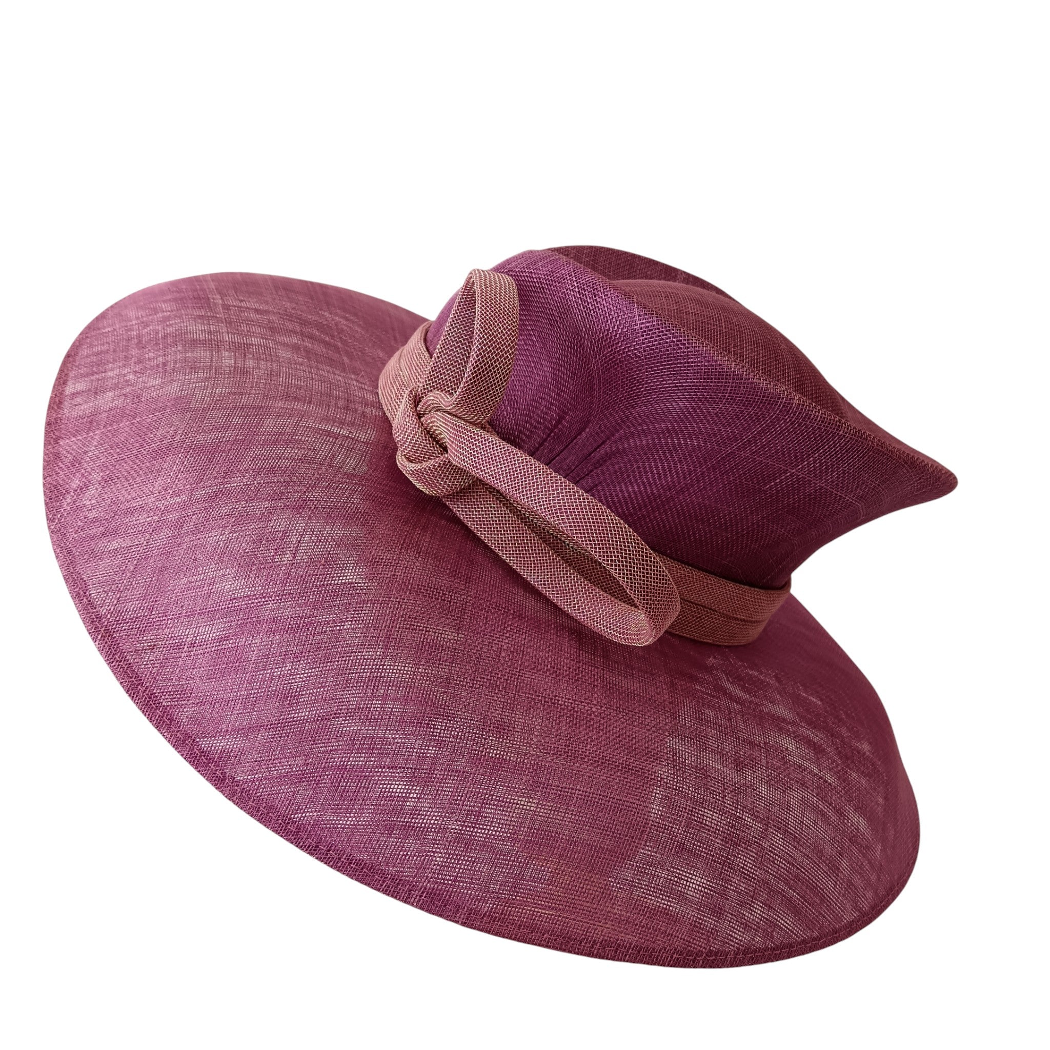 Side image for Philip Treacy Lilac Purple Big Special Occasion Wedding Hat Womenswear | Pre-loved