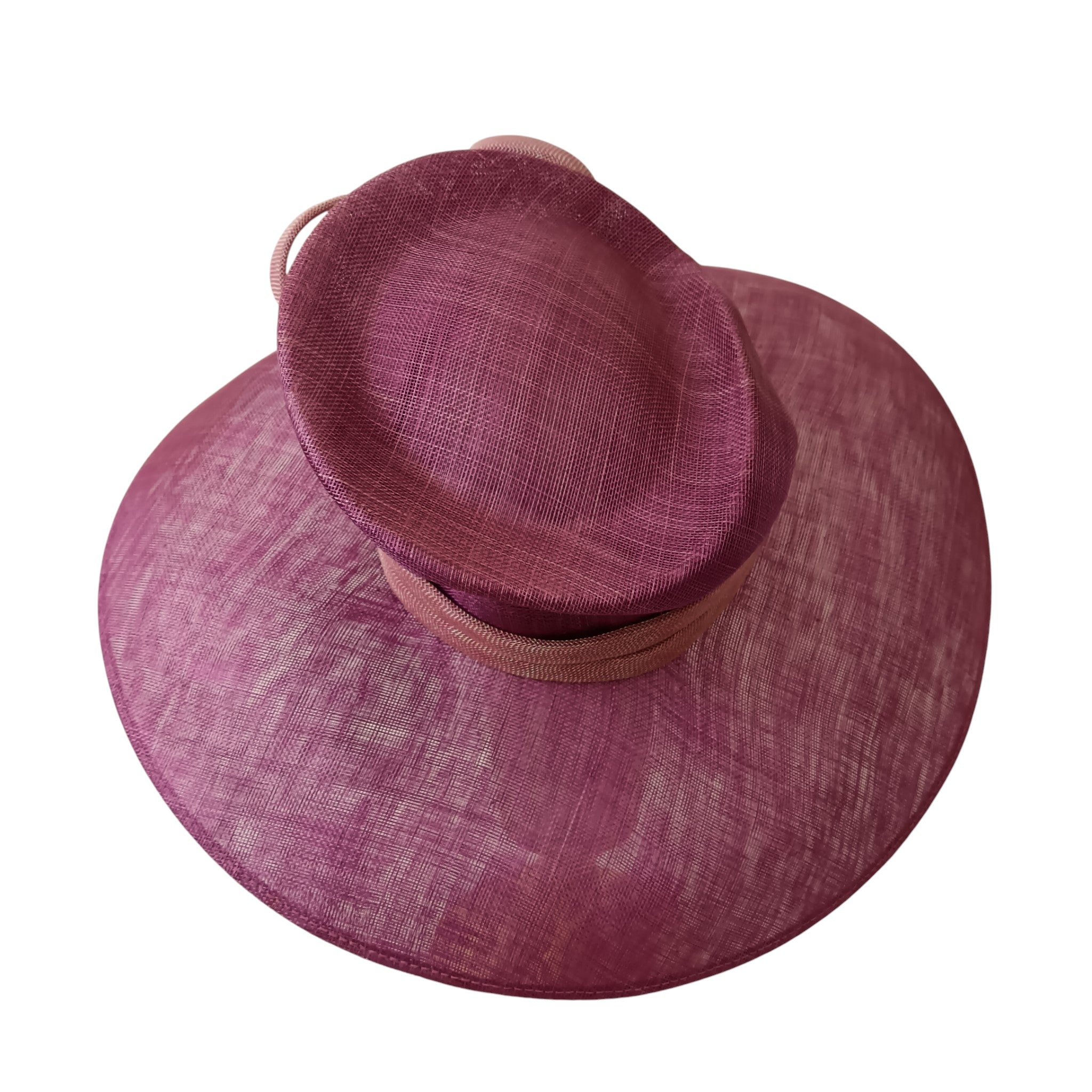 Top and back  image for Philip Treacy Lilac Purple Big Special Occasion Wedding Hat Womenswear | Pre-loved