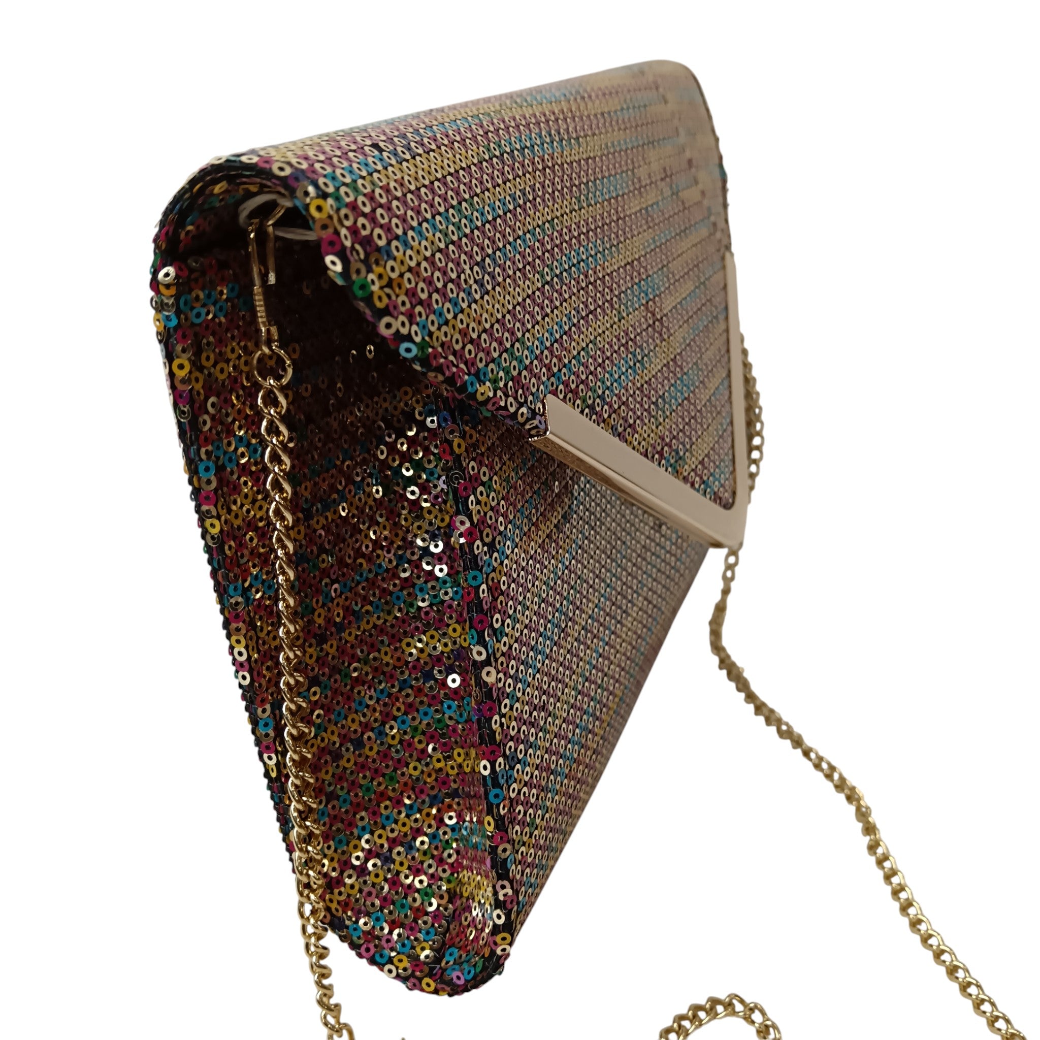 Side image for Lotus Multicoloured Sequins Shoulder Bag -Tags On-  Womenswear | Preloved