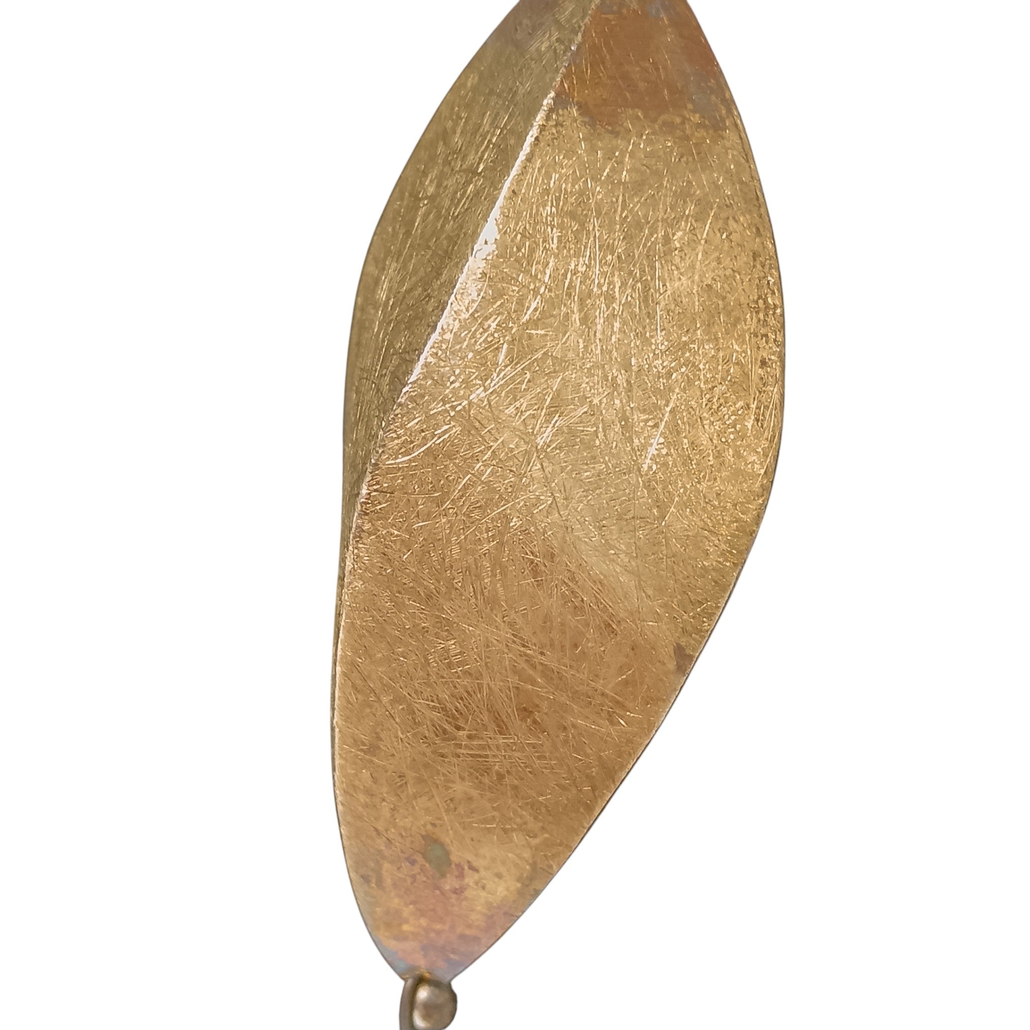 Pendant close up image for Sterling Silver Gold Plated Earrings and Necklace Set - Boxed - Womenswear | Preloved