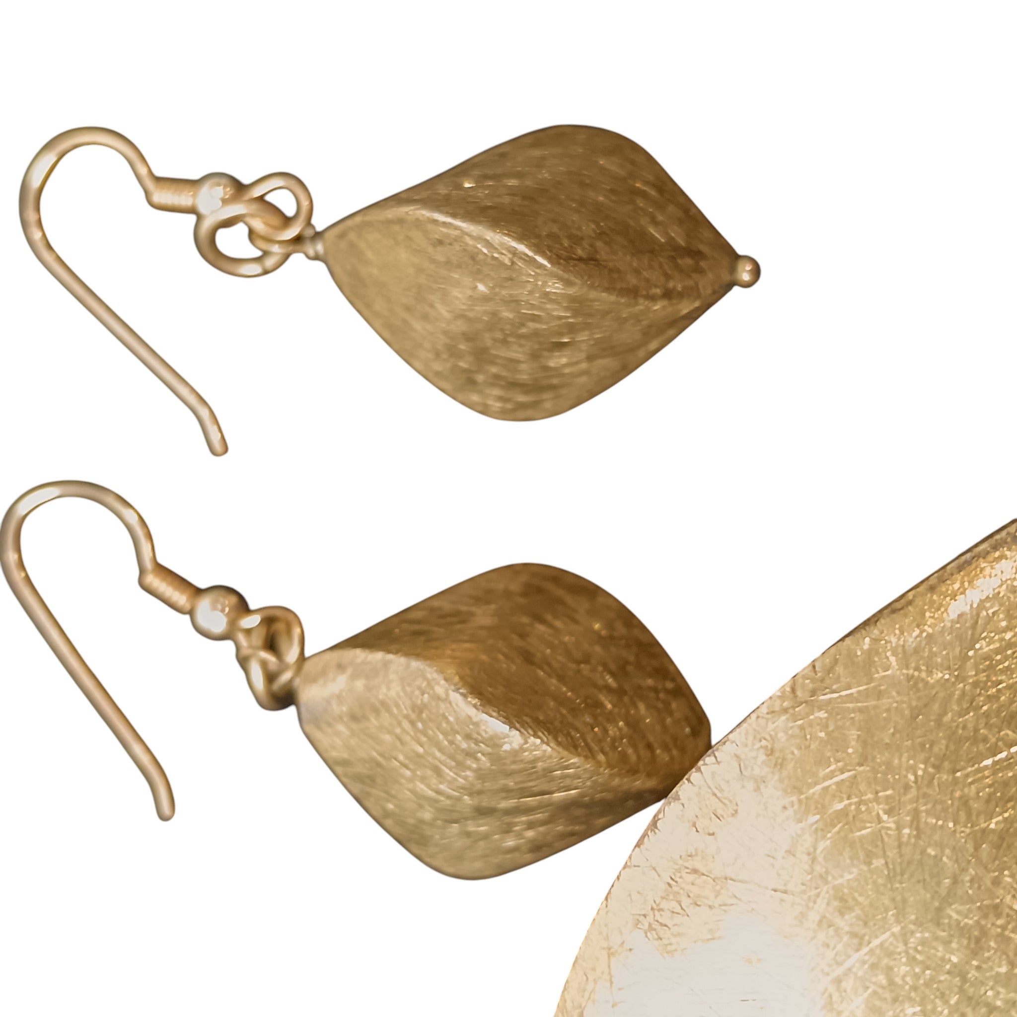 Close up image for Sterling Silver Gold Plated Earrings and Necklace Set - Boxed - Womenswear | Preloved