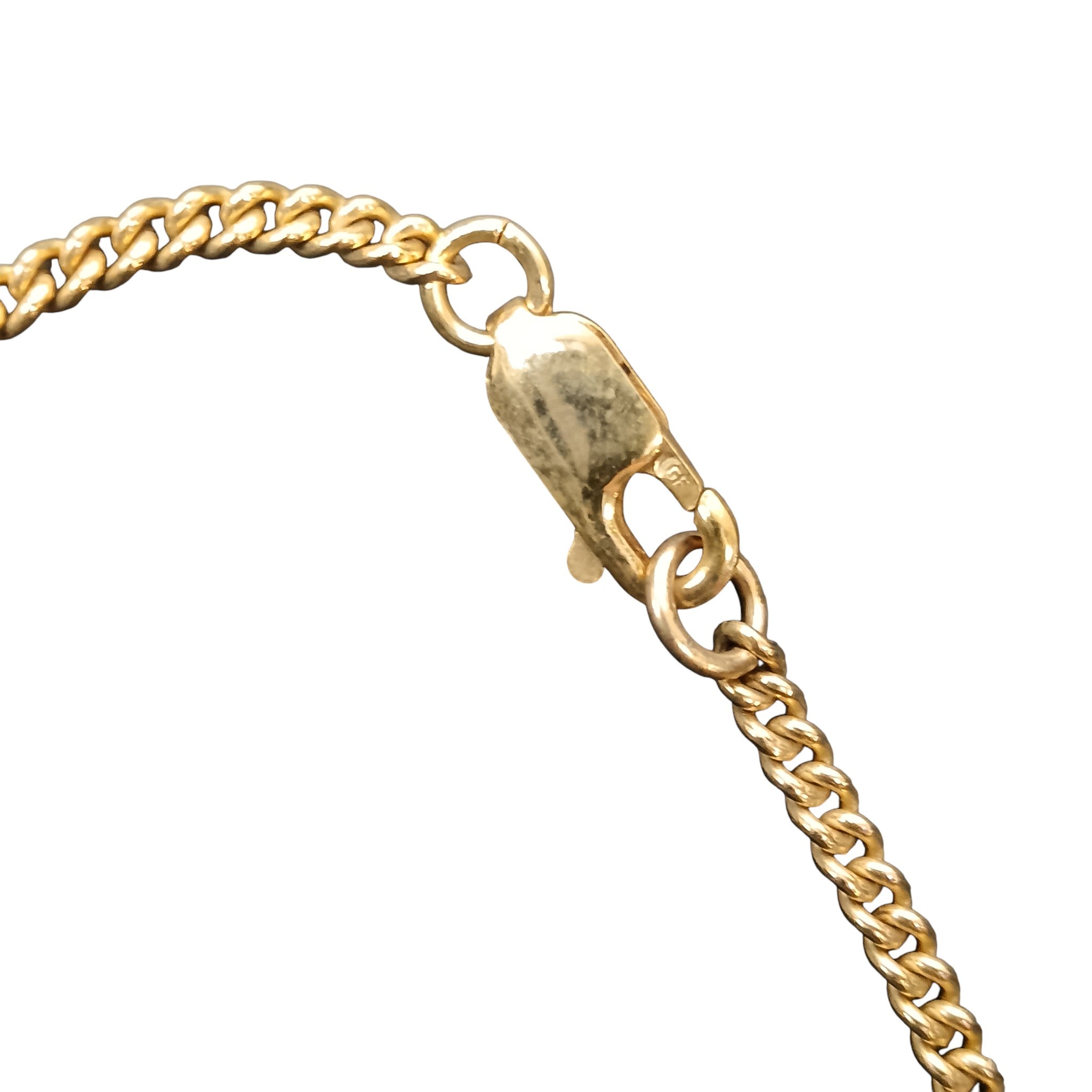 Chain close up image for Sterling Silver Gold Plated Earrings and Necklace Set - Boxed - Womenswear | Preloved