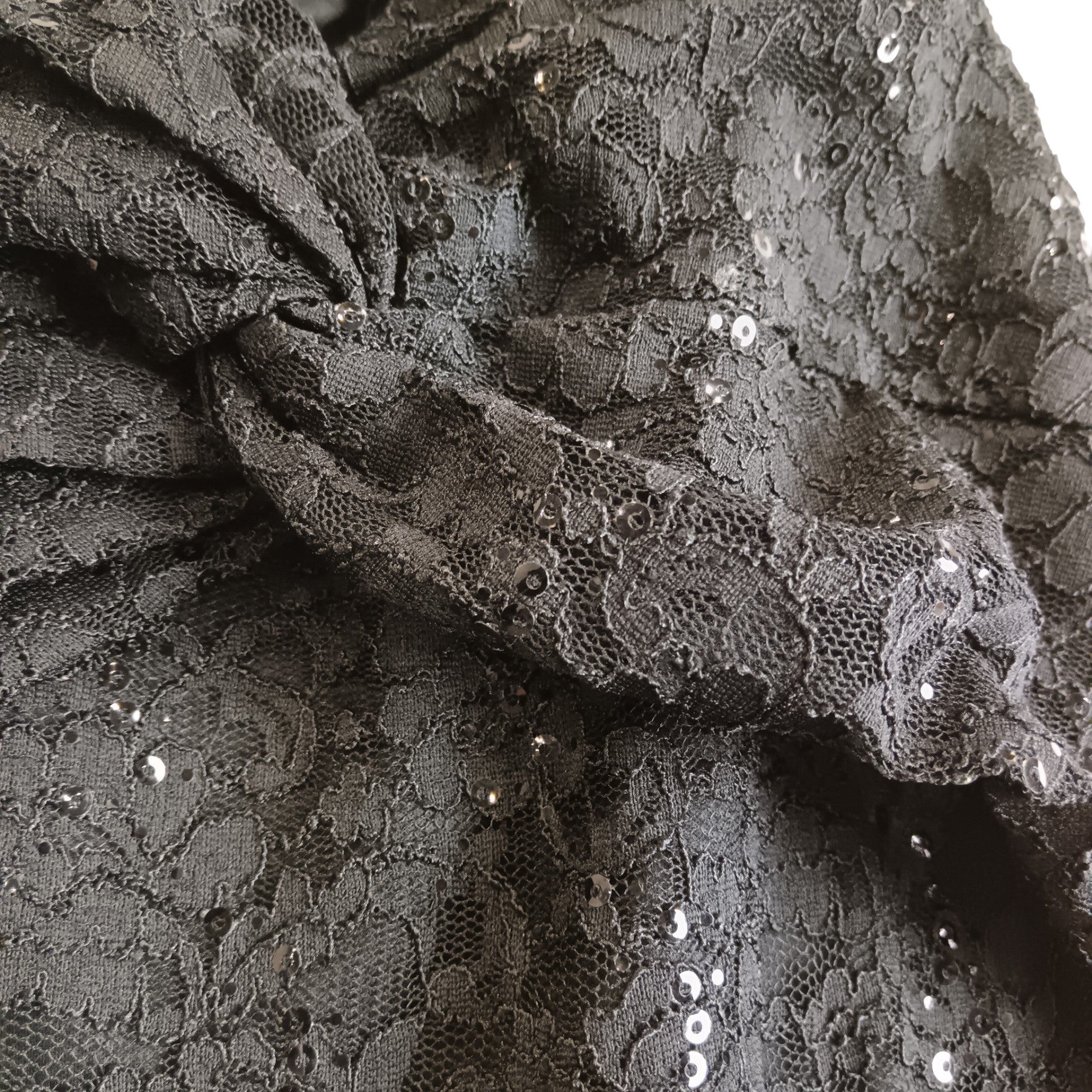 Close up image for Sistaglam Full Length  Black Lace Women's Dress UK 16 -Tags On - Womenswear | Pre-loved