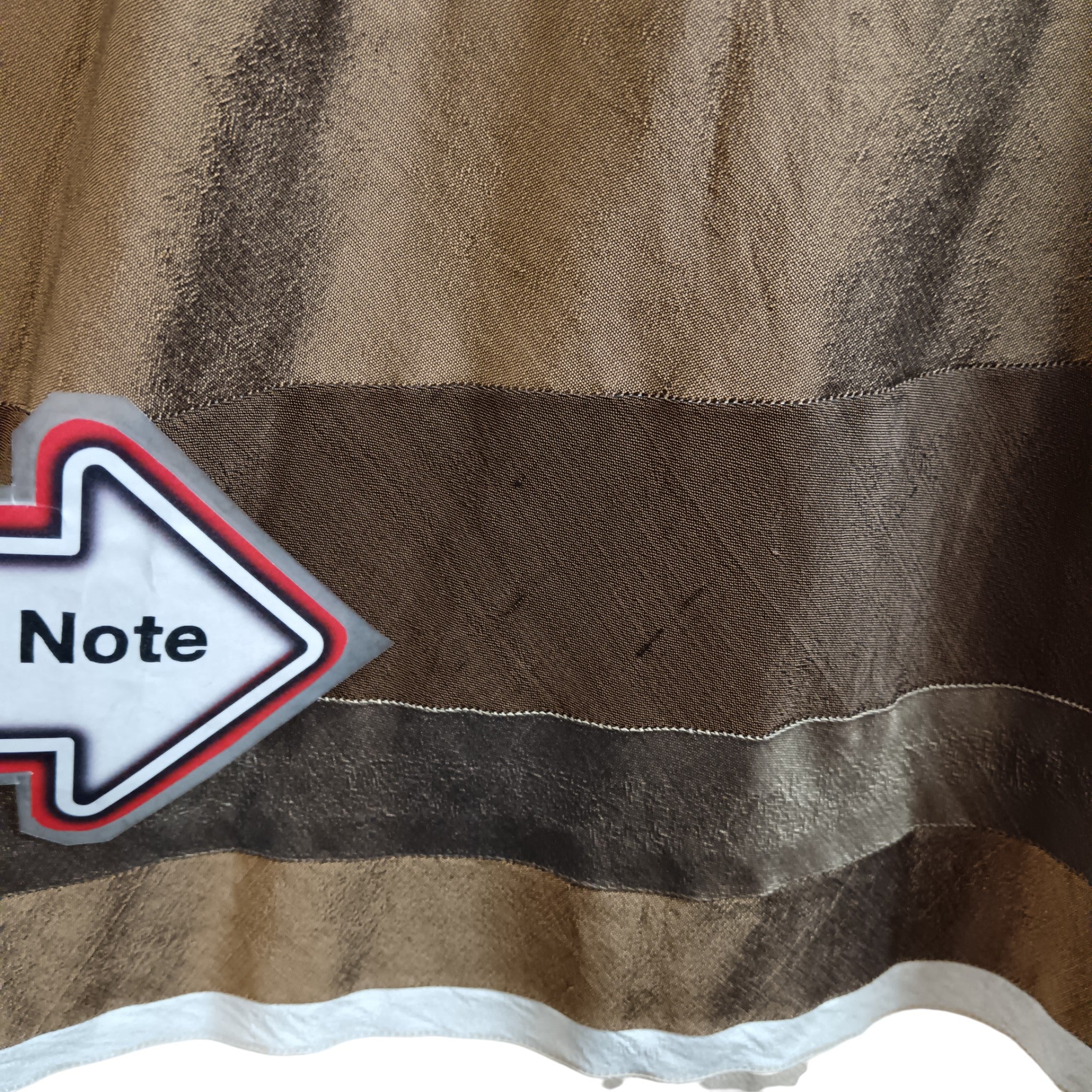 Dress condition image for Kay Unger New York Pure Silk Brown Striped Dress With Bolero Mother of Bride Outfit UK 10-12 - Womenswear | Pre-loved