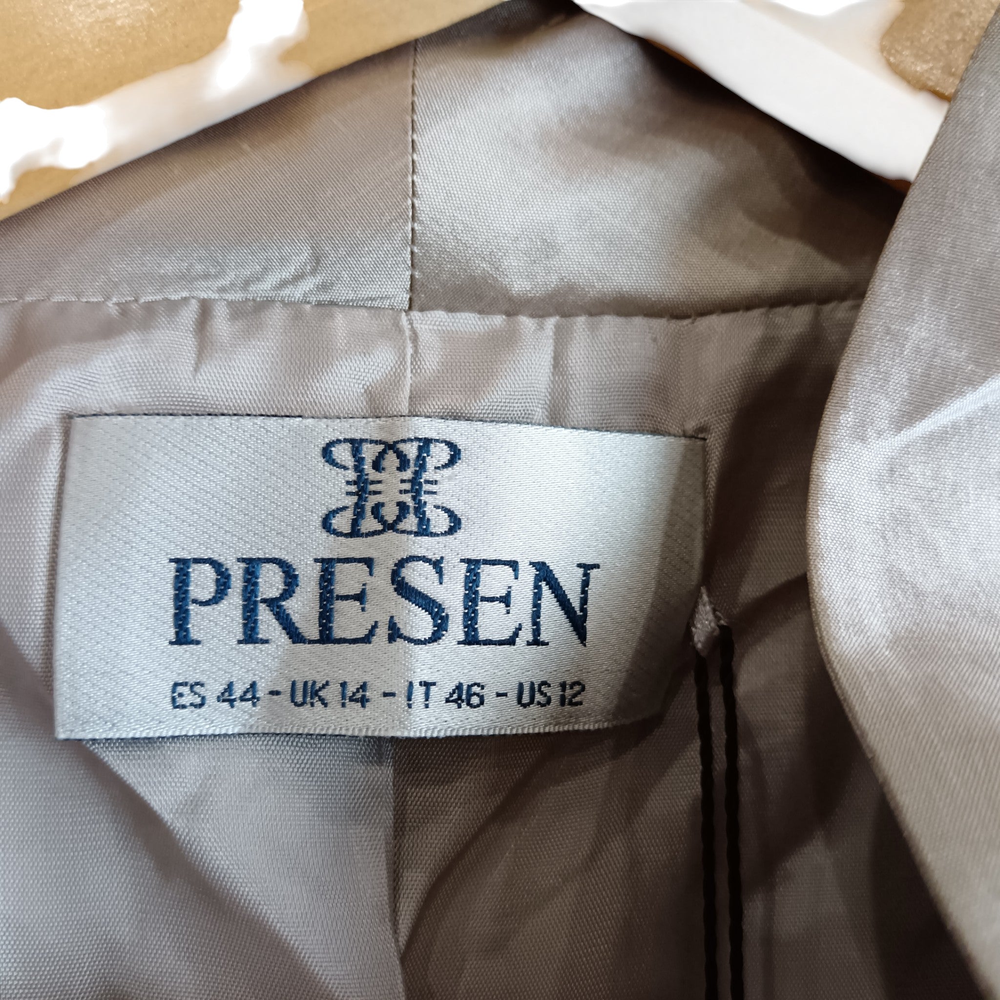 Brand label image for BNWT Presen Midi Dress With Bolero Champagne Colour Mother Of Bride Outfit UK 14 -Womenswear | Pre-loved