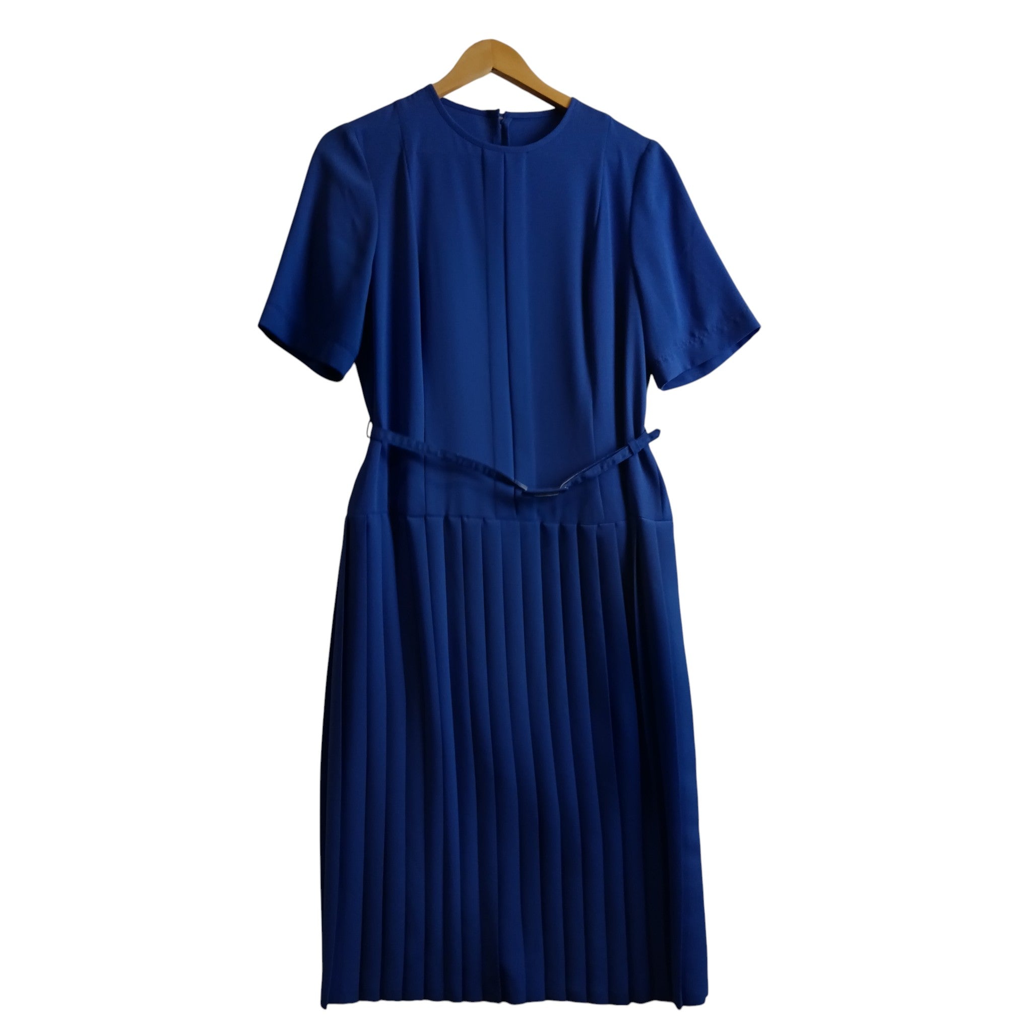Dress front image for Vintage Eastex Blue Dress And Opened Jacket  UK 12 Womenswear | Pre-loved