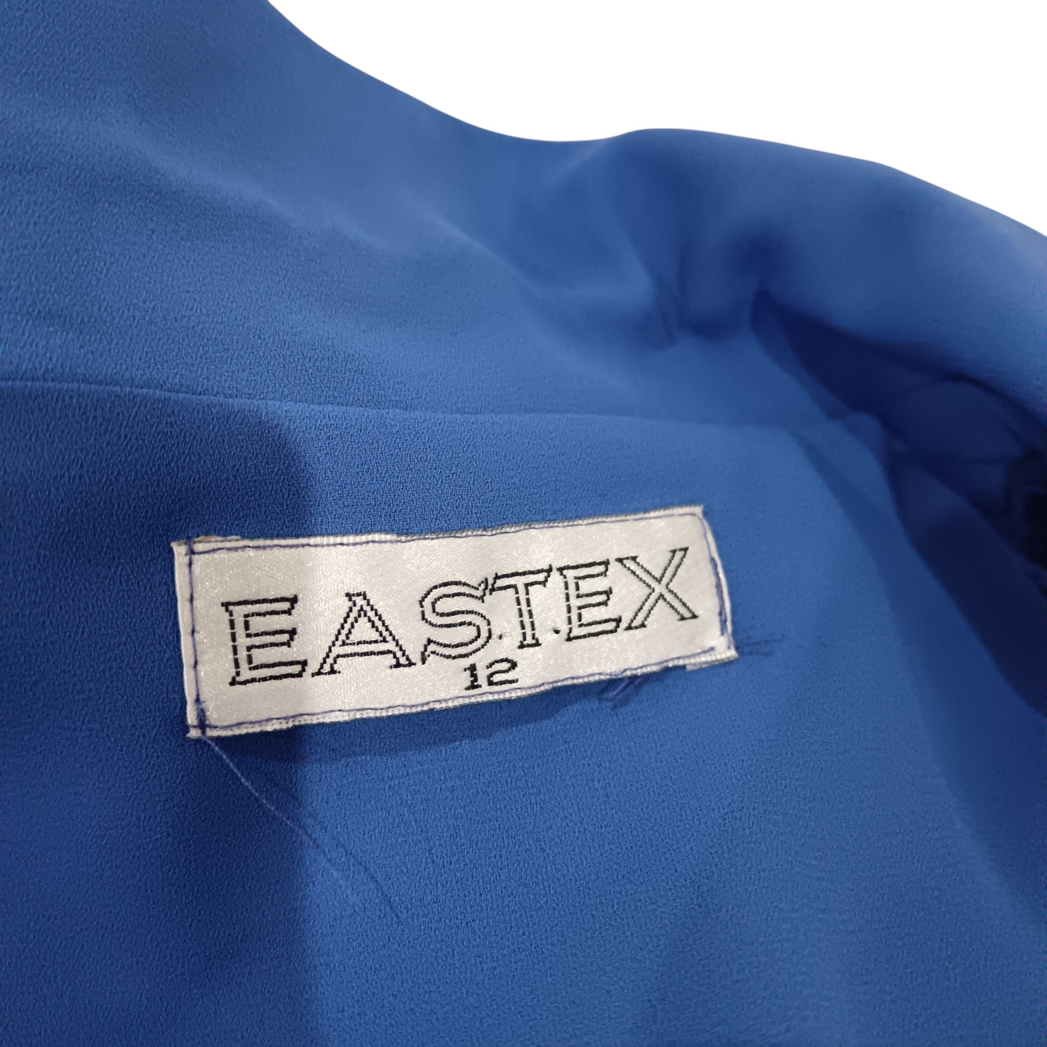 Label image for Vintage Eastex Blue Dress And Opened Jacket  UK 12 Womenswear | Pre-loved