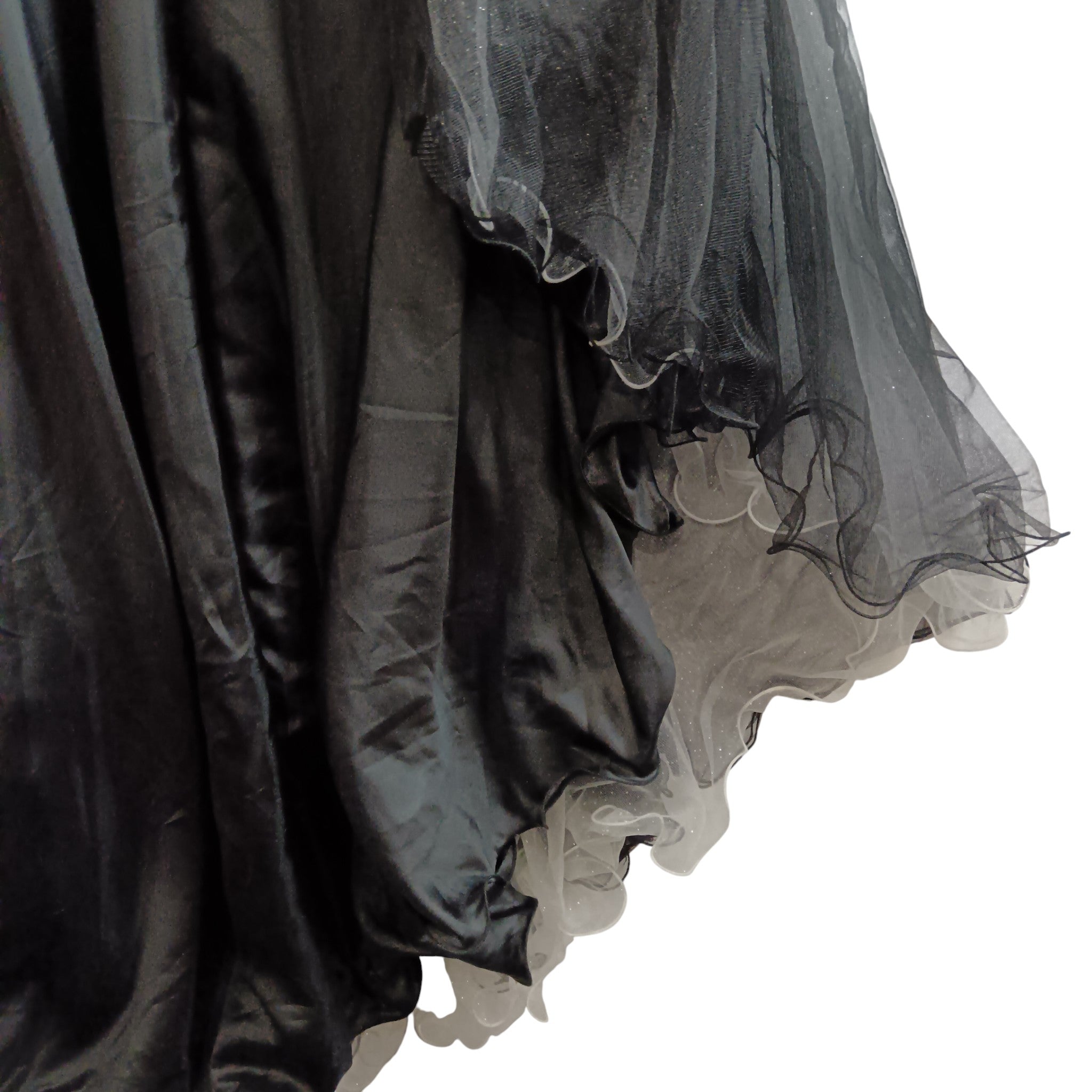 Close up image for Studio 17 Hi-Low Tulle Glitter Black Sequined Top Dress UK 12- Tags On - Womenswear | Pre-loved