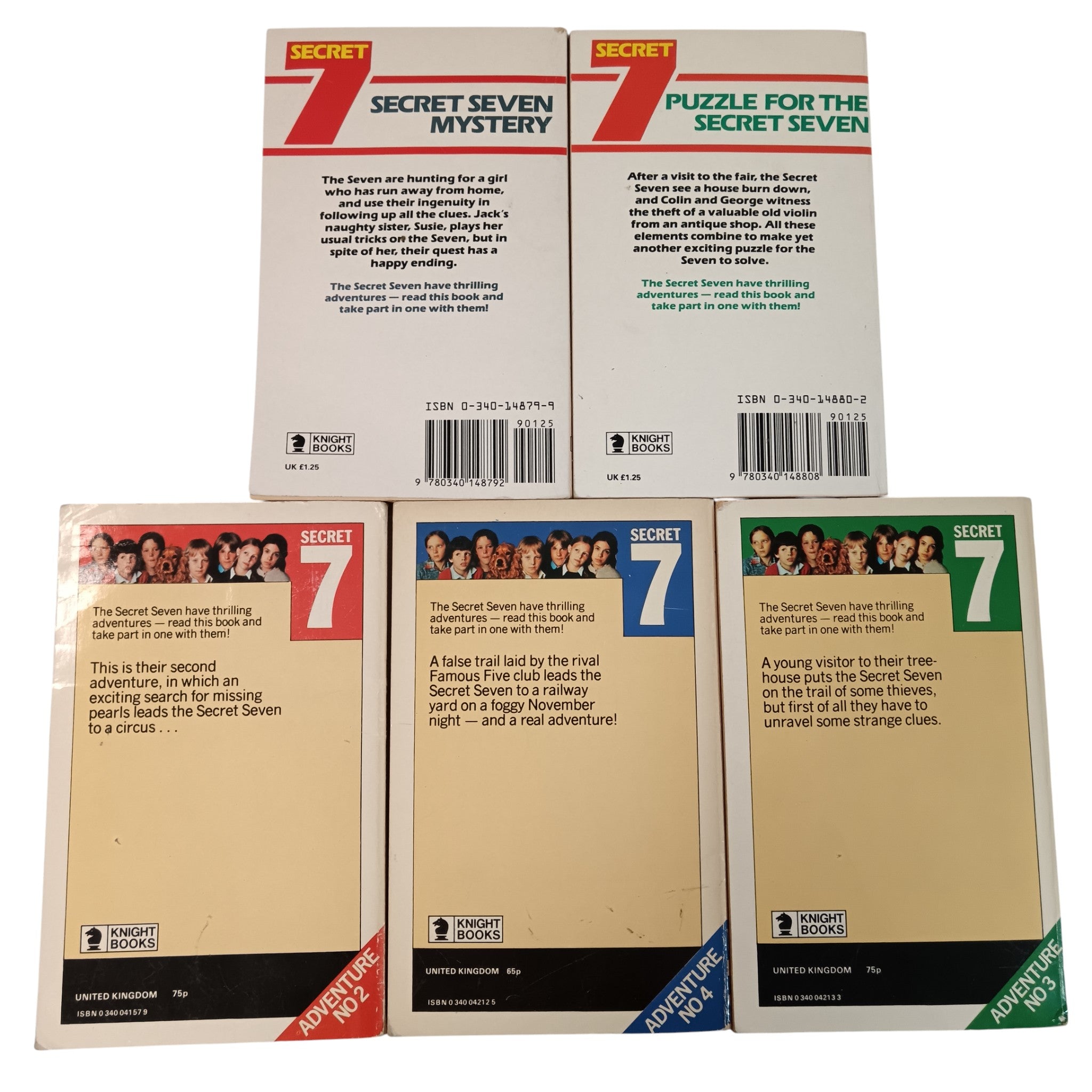 Secret Seven Enid Blyton Paperback Books 1980s Bundle | Preloved