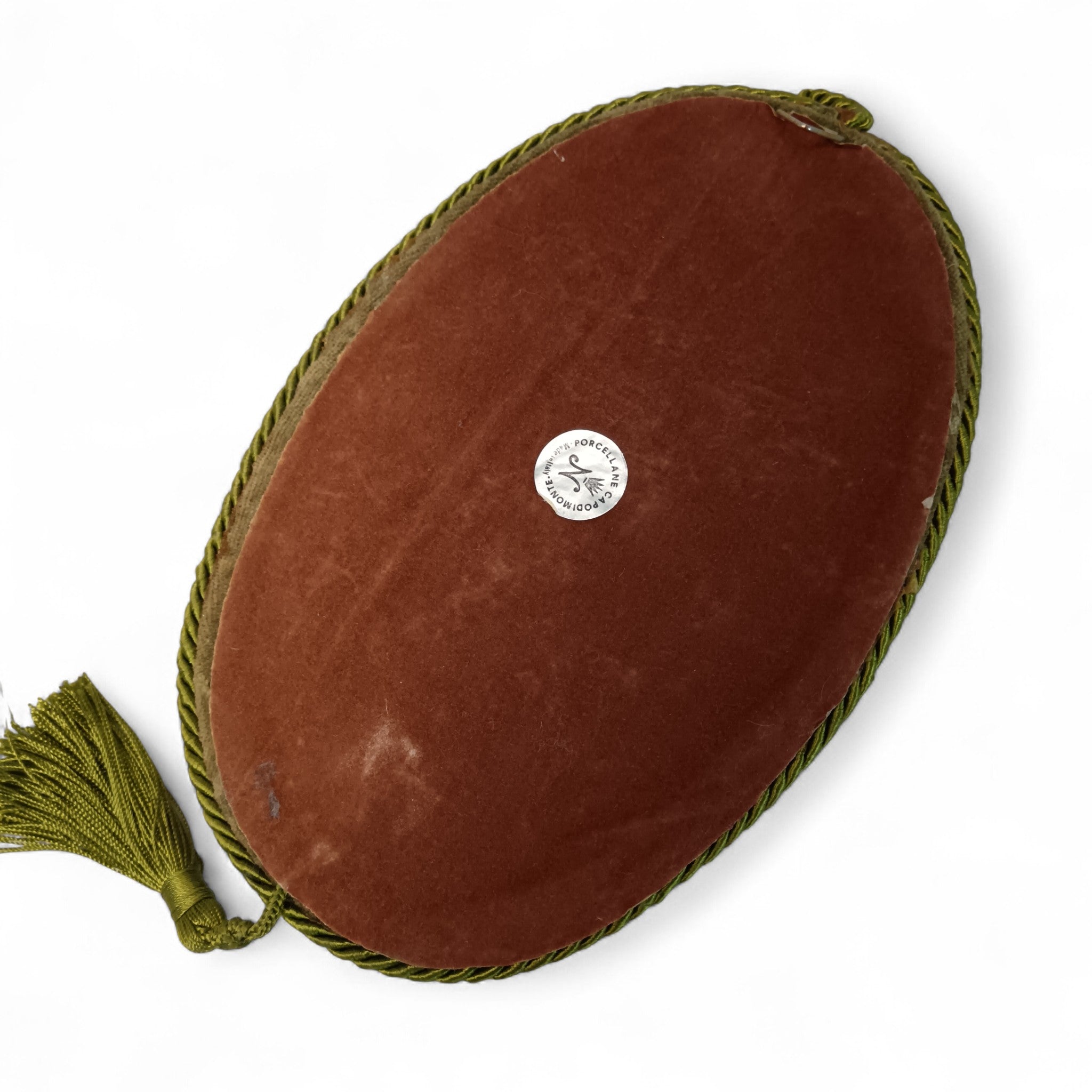 Capodimonte Porcelain Boy & Girl Praying Hanging Plaques | Preloved