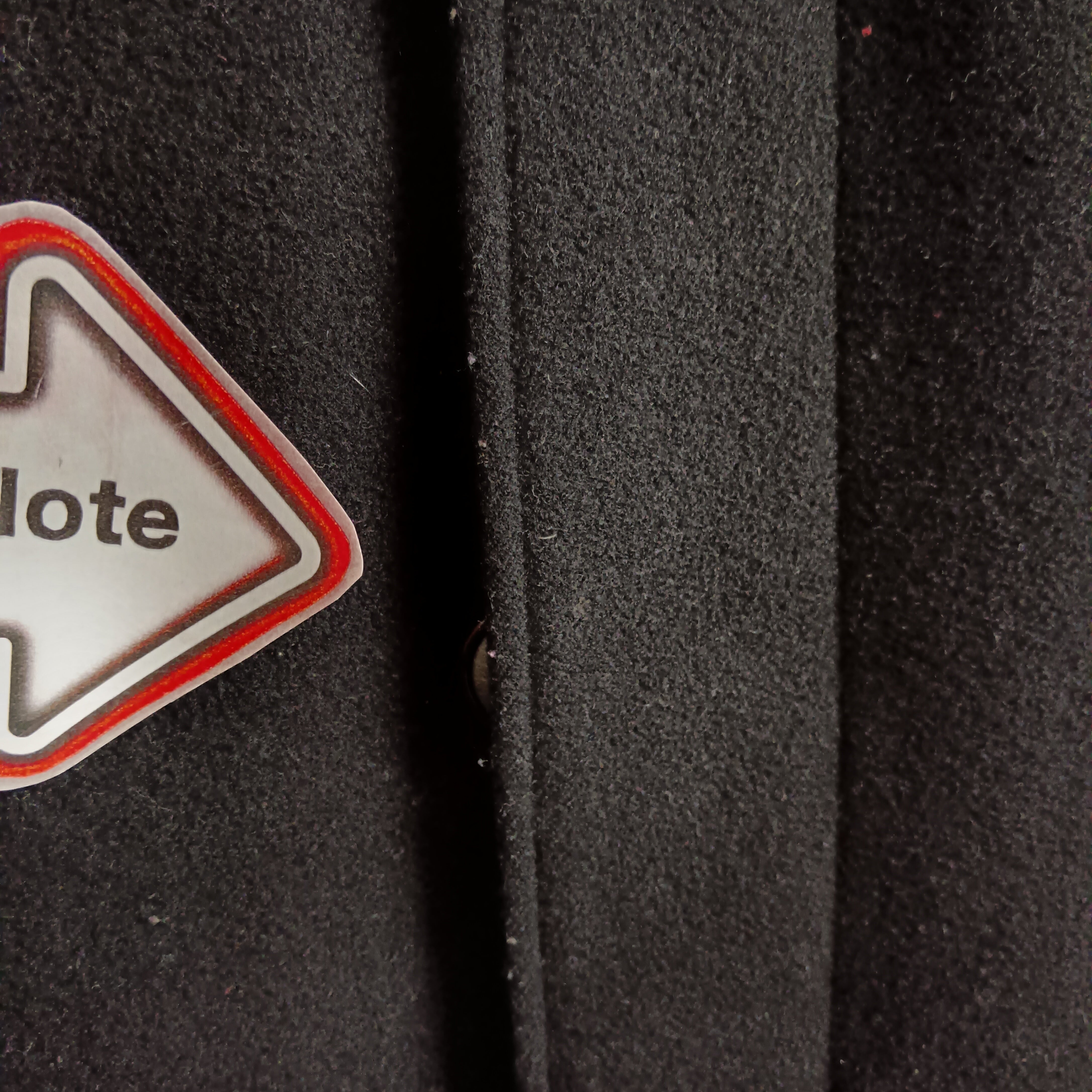 Condition image for Carabou Wool And Cashmere Men's Black Overcoat UK Small Menswear | Pre-loved