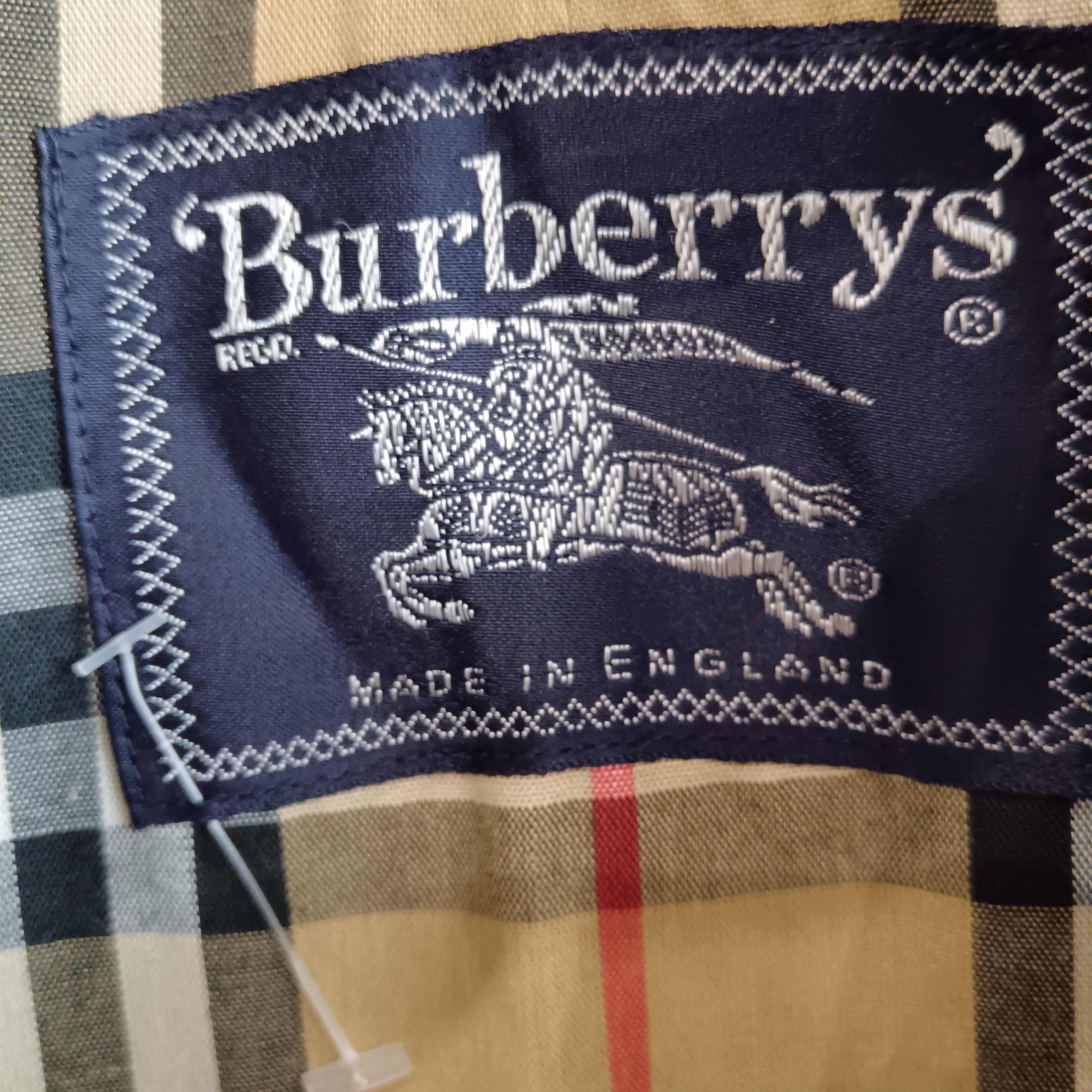 Label image for Vintage Burberrys  London Khaki Green  Men's Mac Coat  UK X-Large Menswear | Pre-loved