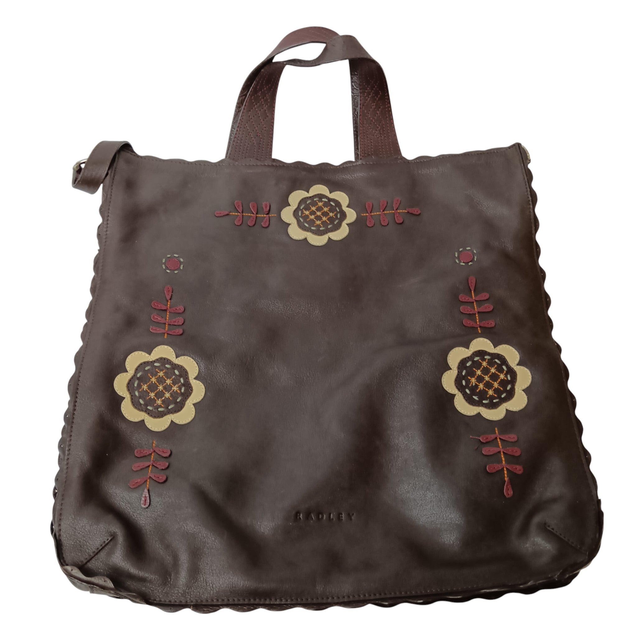 Front image for Radley London 10th Anniversary Chocolate Brown Handbag - 