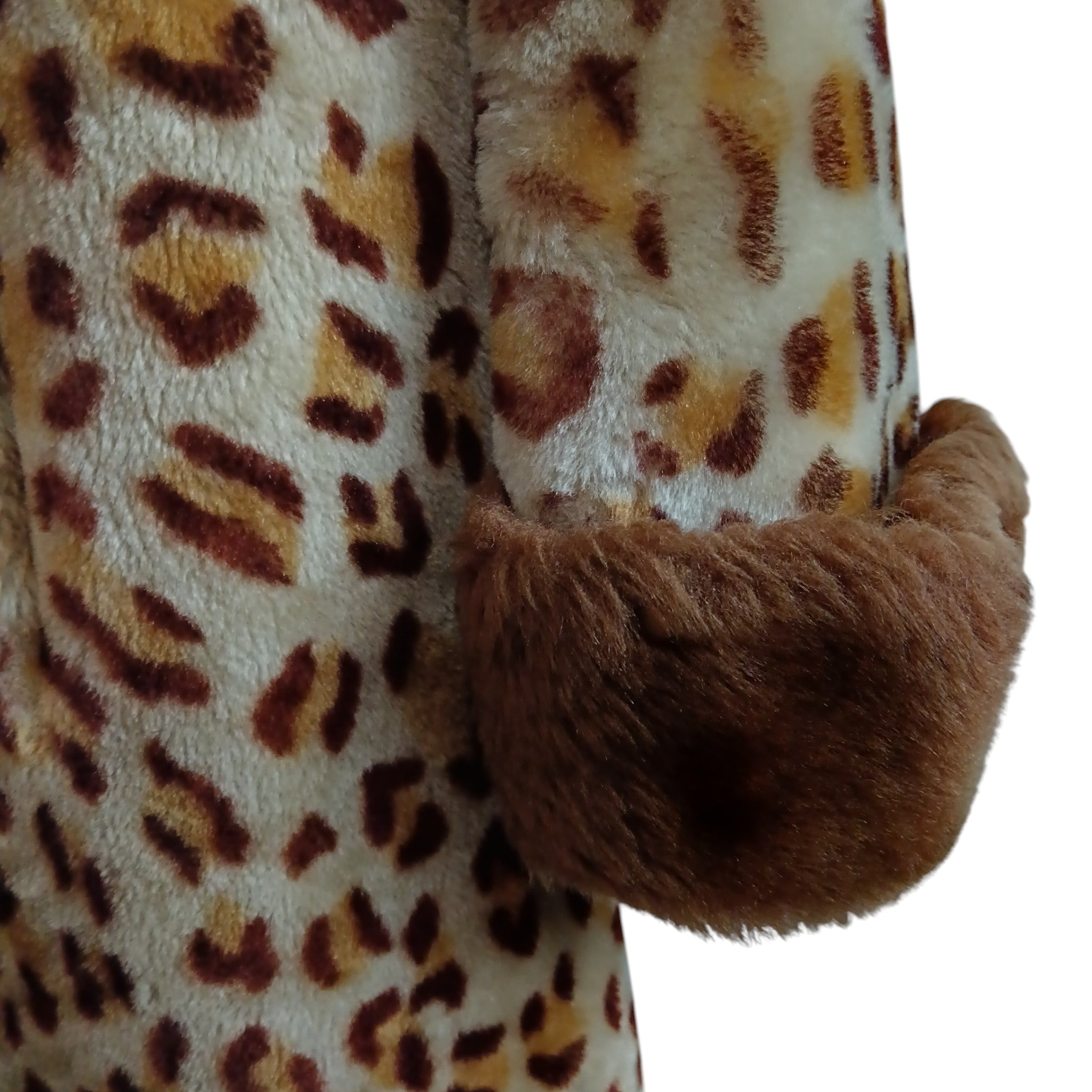 Close up image for Vintage Coat - Royal Caster - Best Beaver Lamb - Leopard Print  Women's Large -Womenswear | Pre-loved