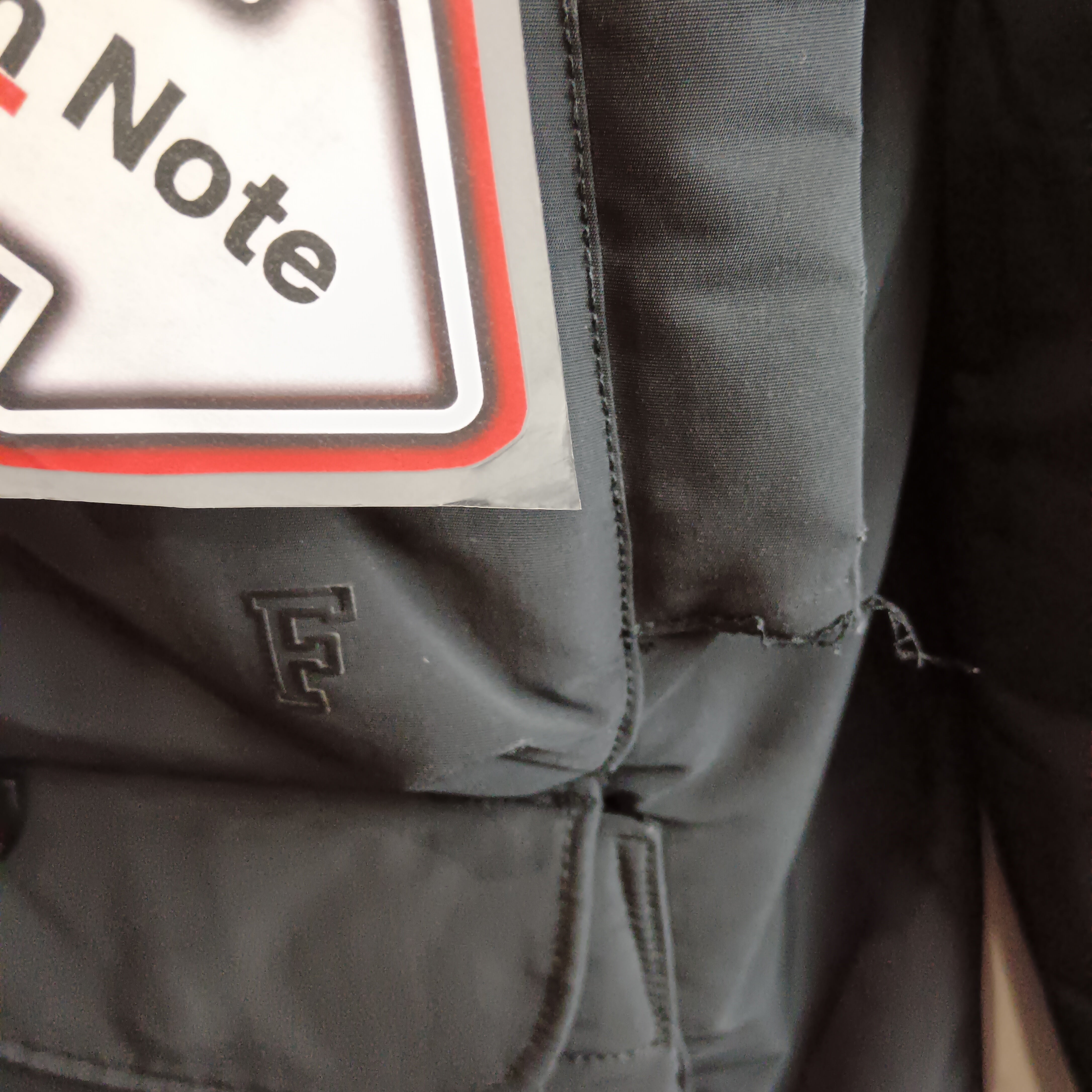 Condition image for French Connection Men's Black Hooded Coat UK Small - Menswear | Pre-loved