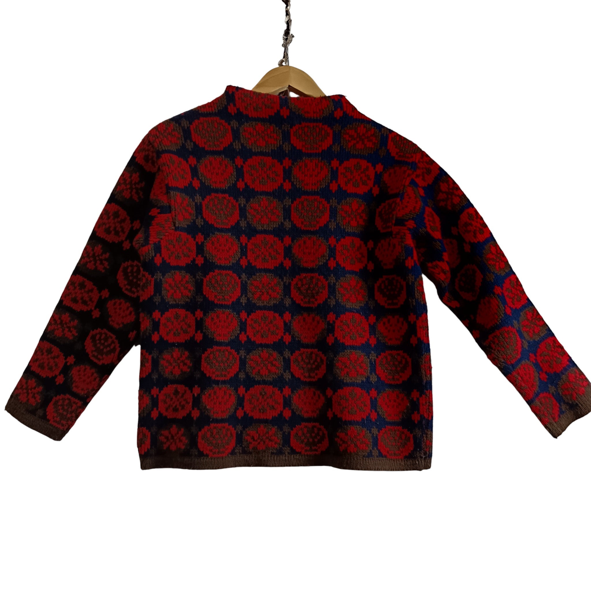 Front image for Toplet Vintage High Neck Knitted Jumper Size M/ L Womenswear | Pre-loved