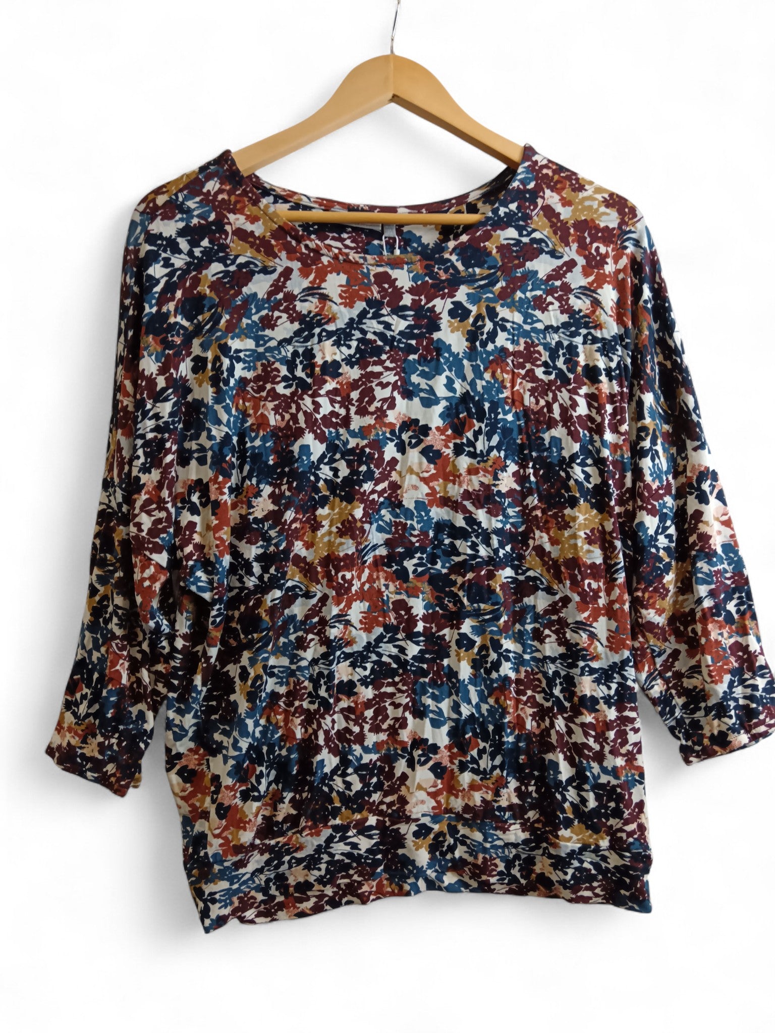 Front image for Fransa "Frederica" Multicoloured Jersey Ladies Top UK Medium -Tags On - Womenswear | Pre-loved